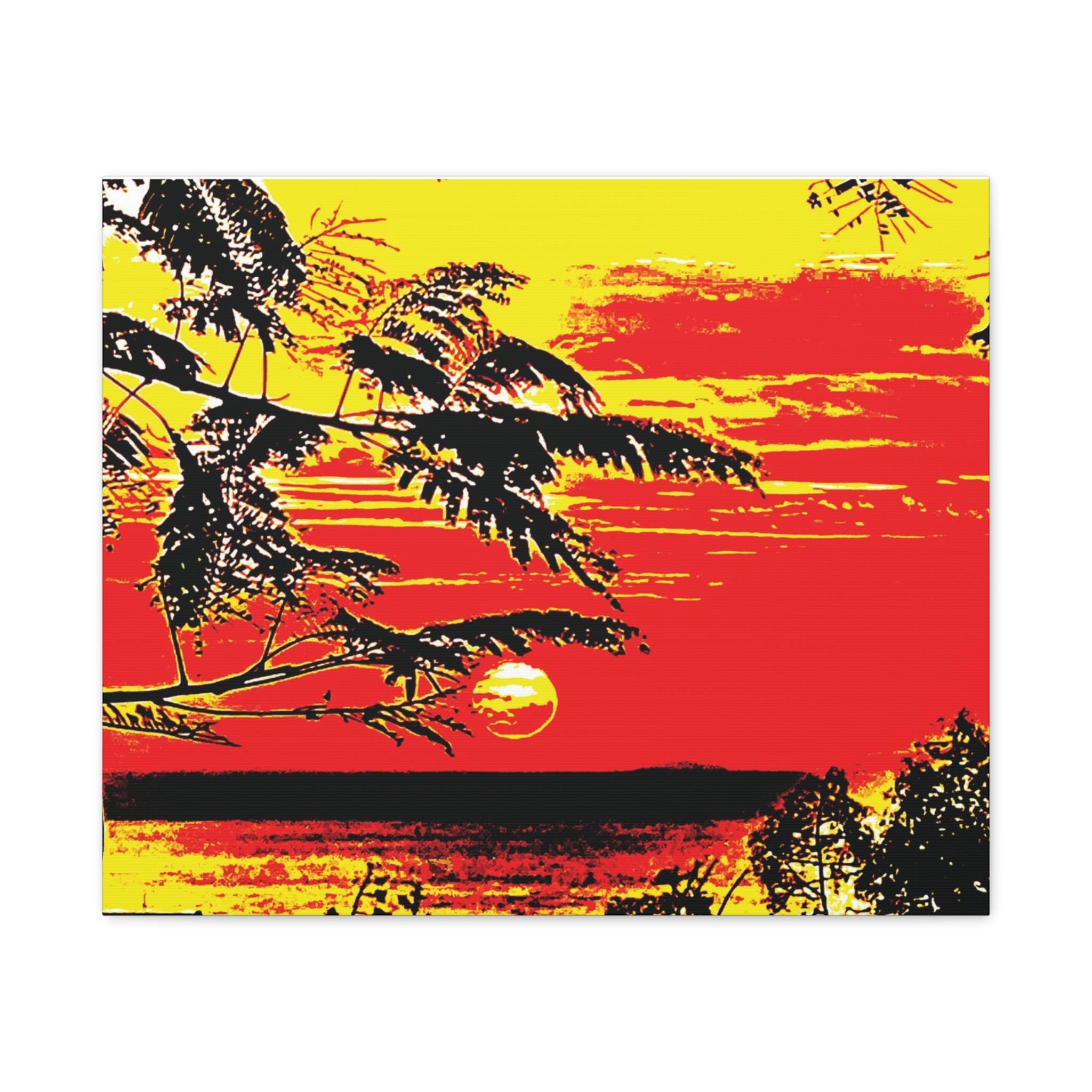 Red Night - Canvas Wall Art