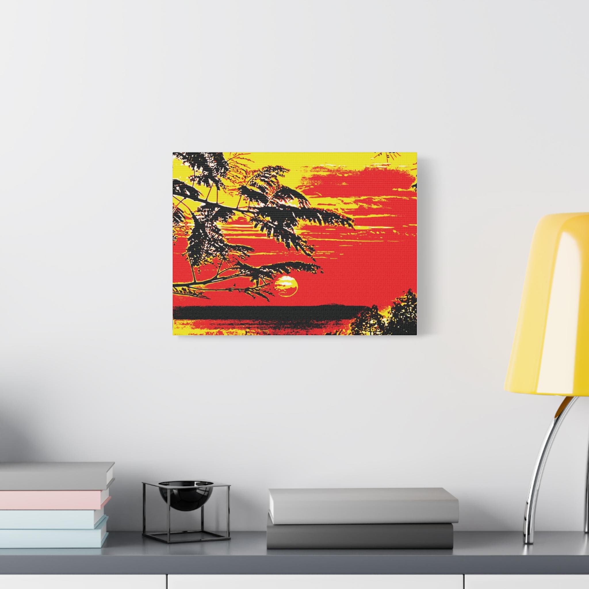 Red Night - Canvas Wall Art