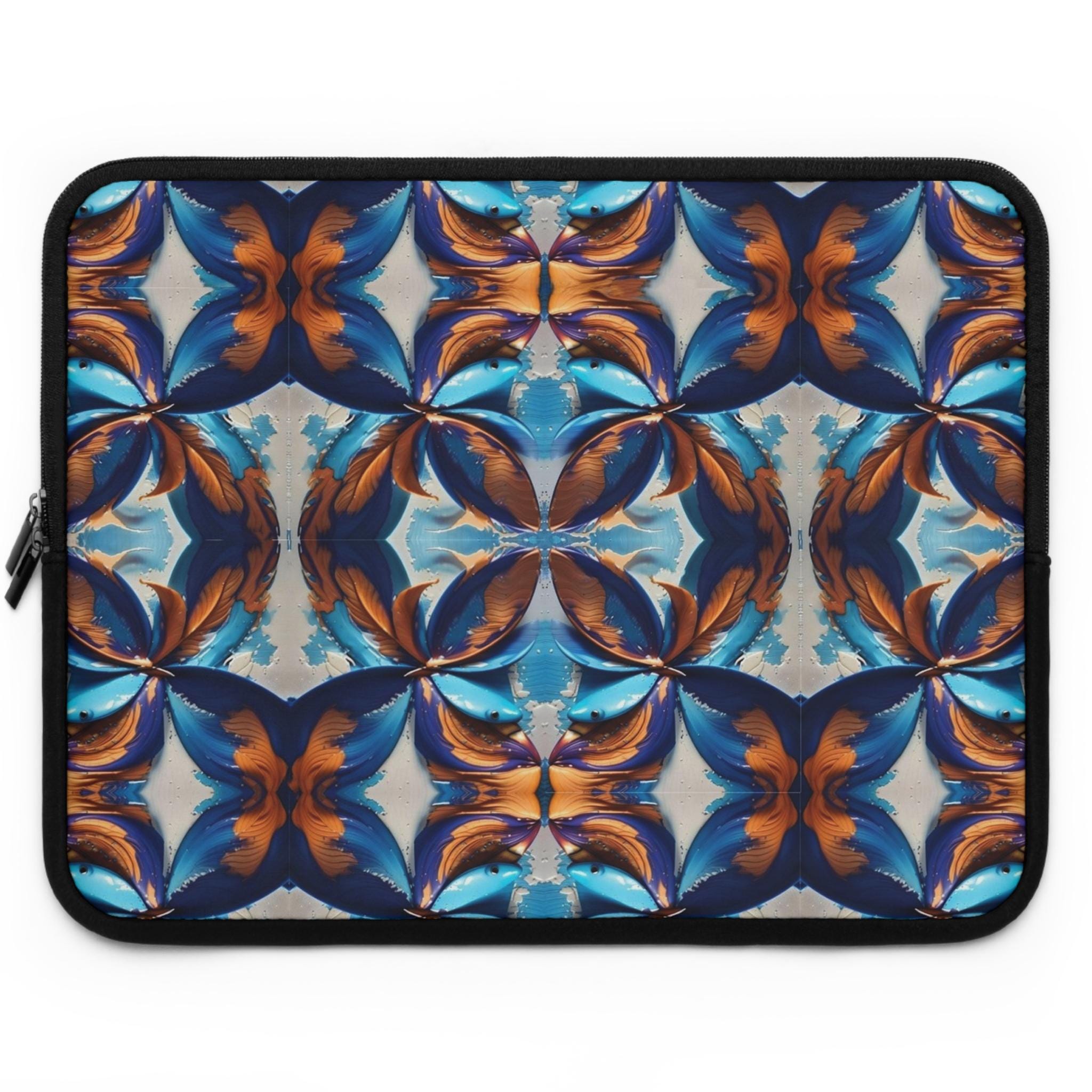 Blue Fan Quad - Laptop Sleeve