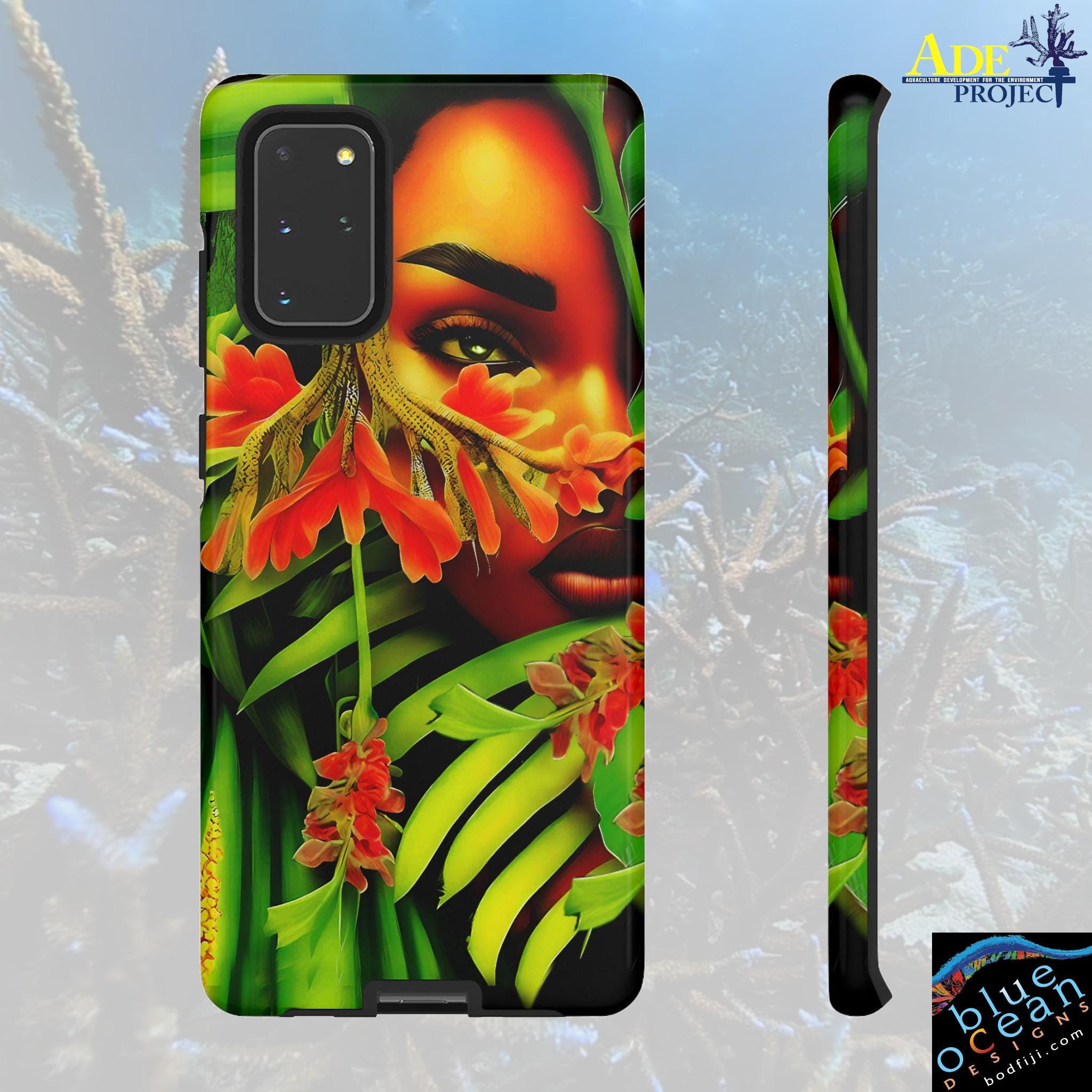 Secret Garden Android Tough Case - Walt Smith Fiji Ocean Art - Supports ADE Reef Restoration
