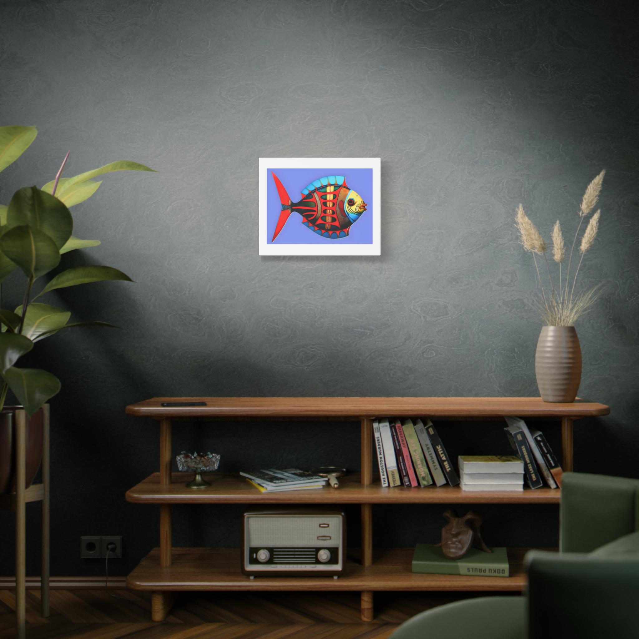 Fish Kiss - Canvas Wall Art