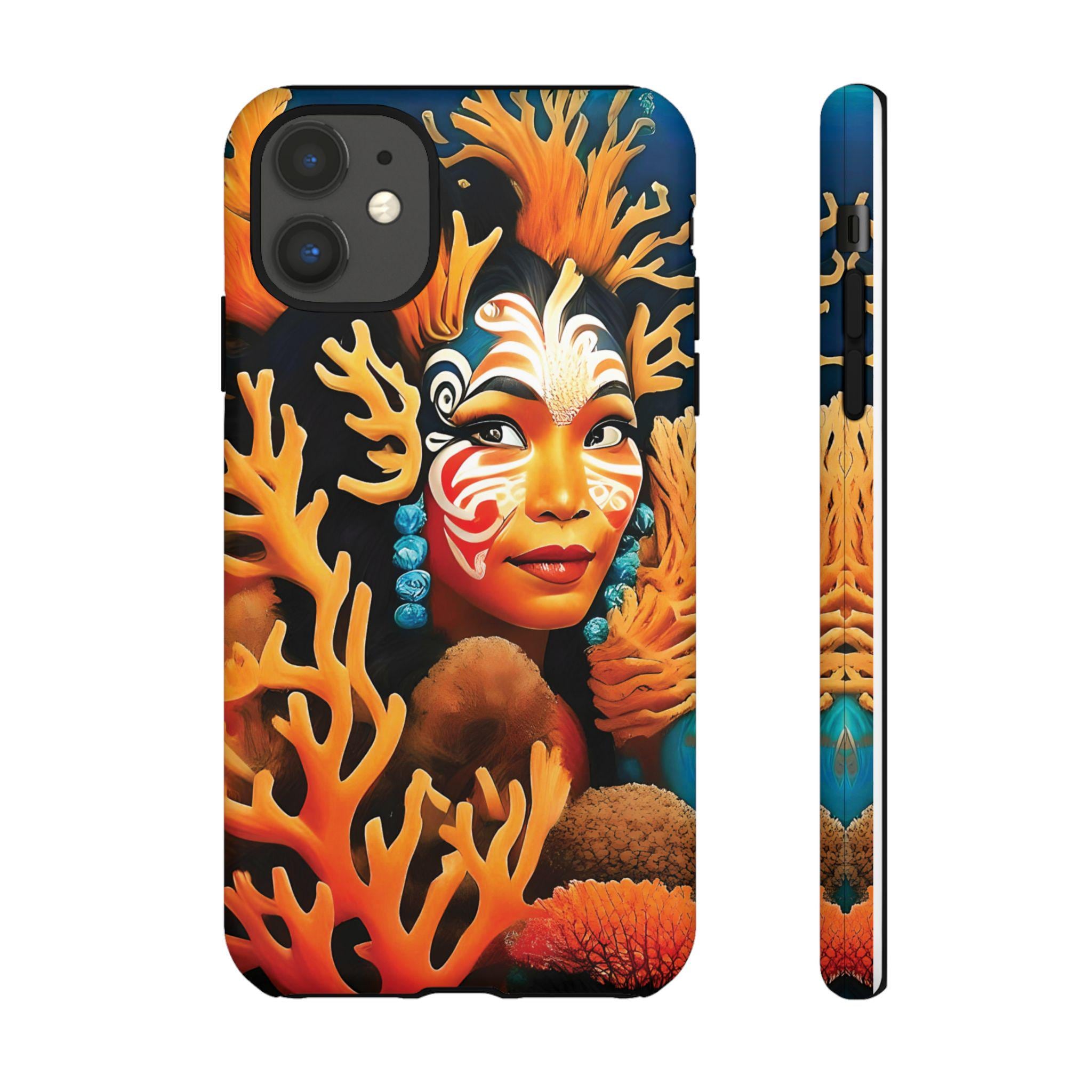 Aqua Beauty iPhone Tough Case - Walt Smith Fiji Ocean Art - Supports ADE Reef Restoration