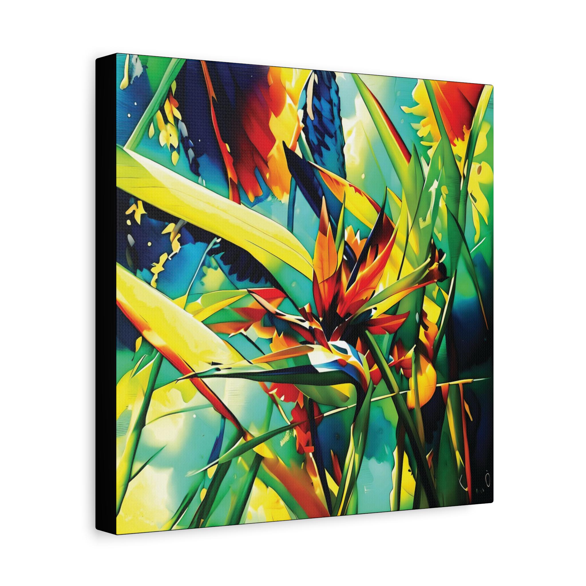 Birds Of Fire Canvas Wall Art