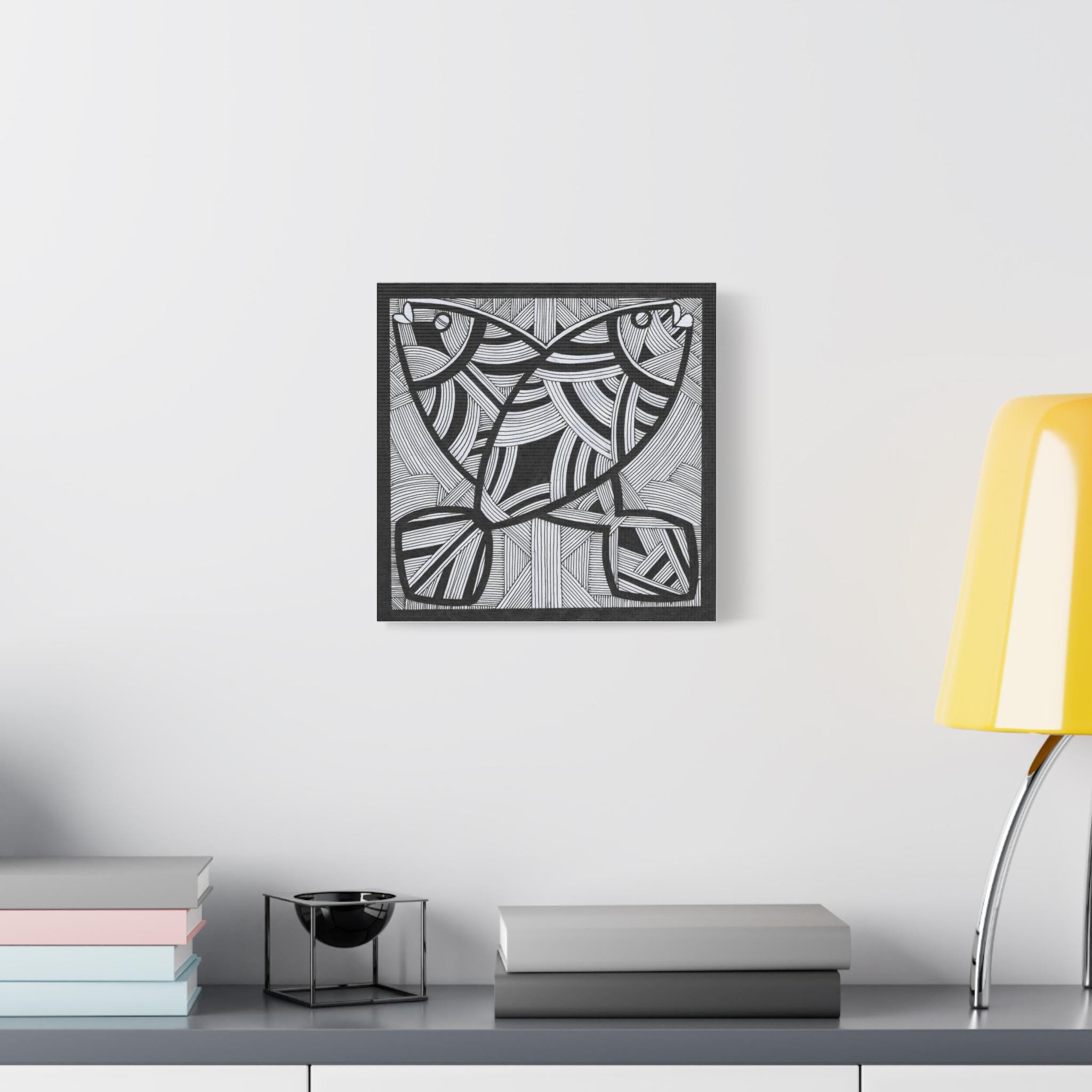 Two Fish B - Canvas Wall Art