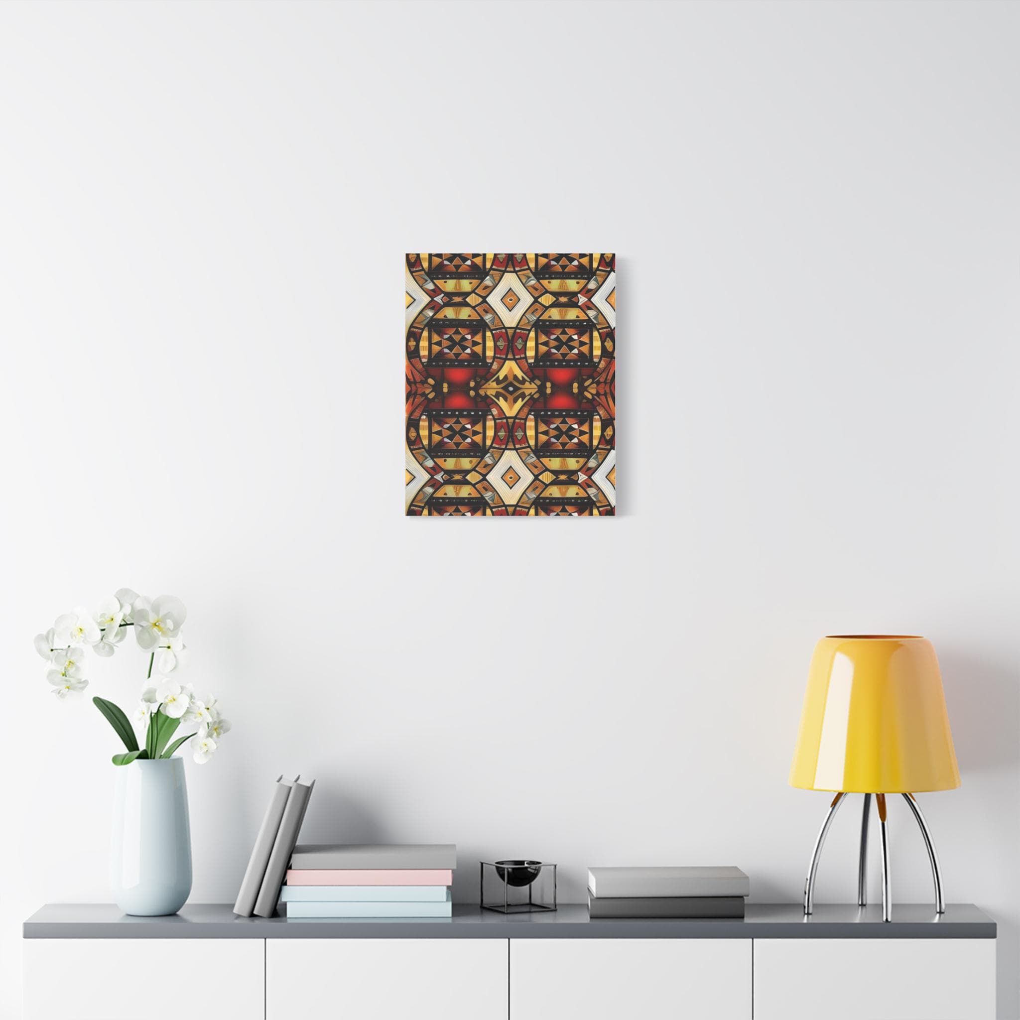 Tapa Squares A - Canvas Wall Art