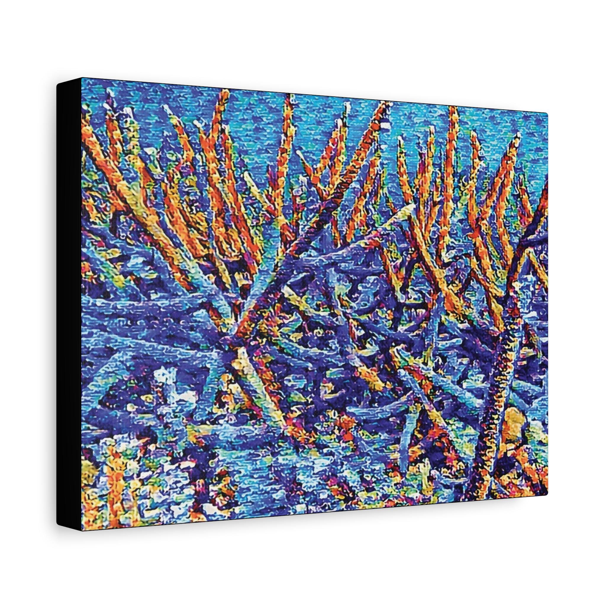 Stag Garden Canvas Wall Art