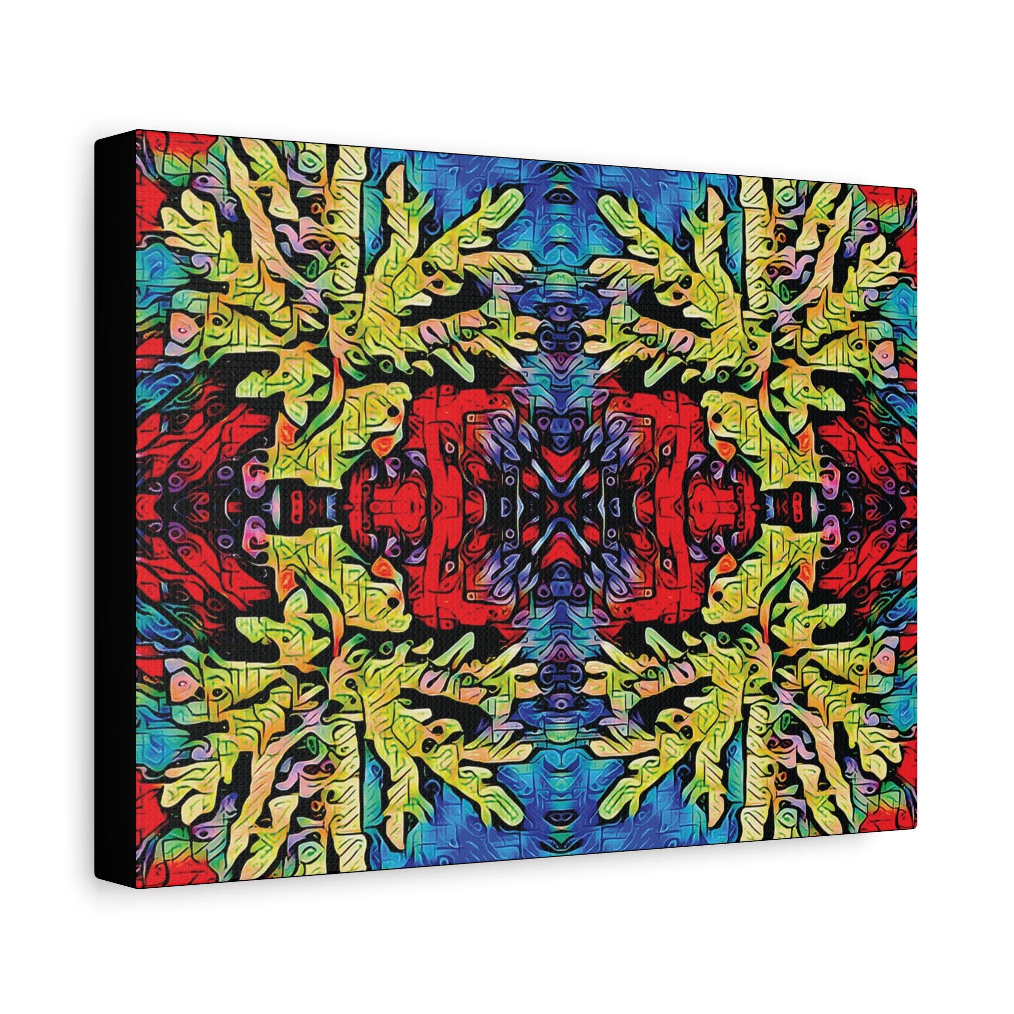 Yellow Branch Canvas Wall Art