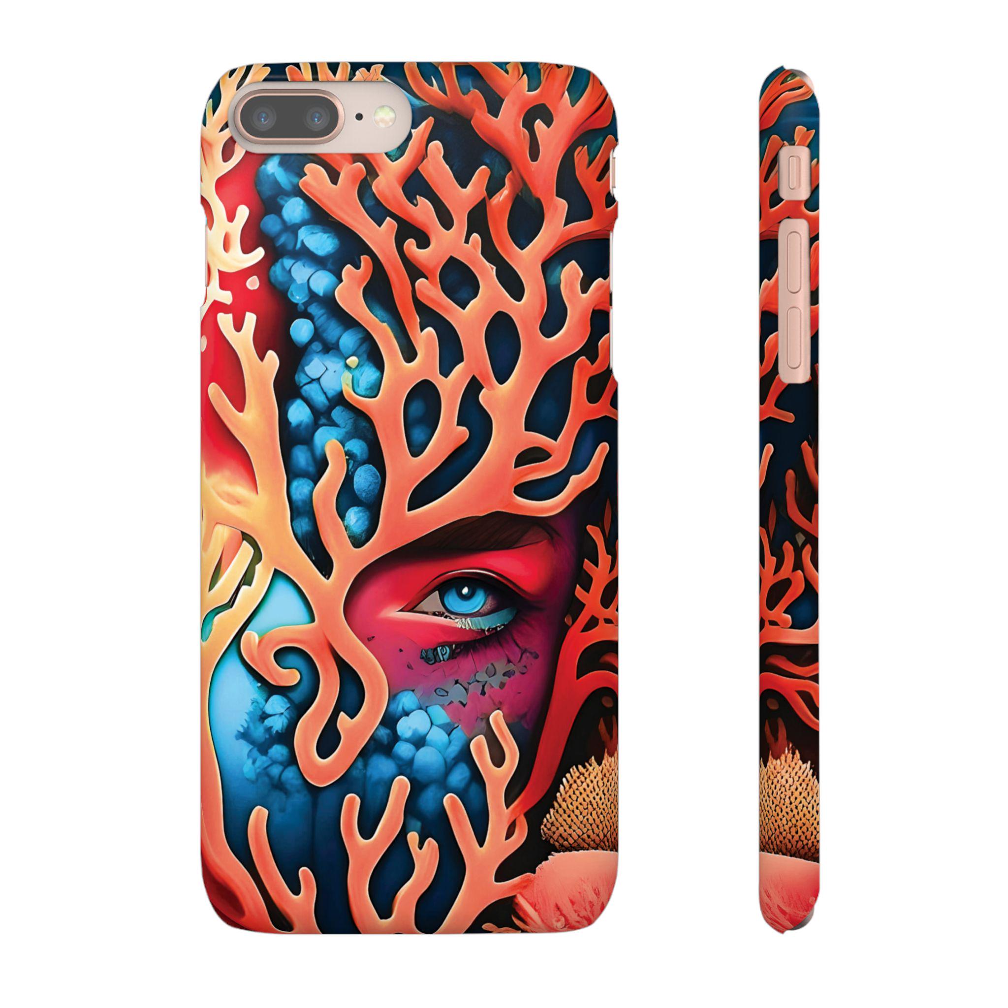 Hidden Reef iPhone Snap Case - Walt Smith Fiji Ocean Art - Supports ADE Reef Restoration