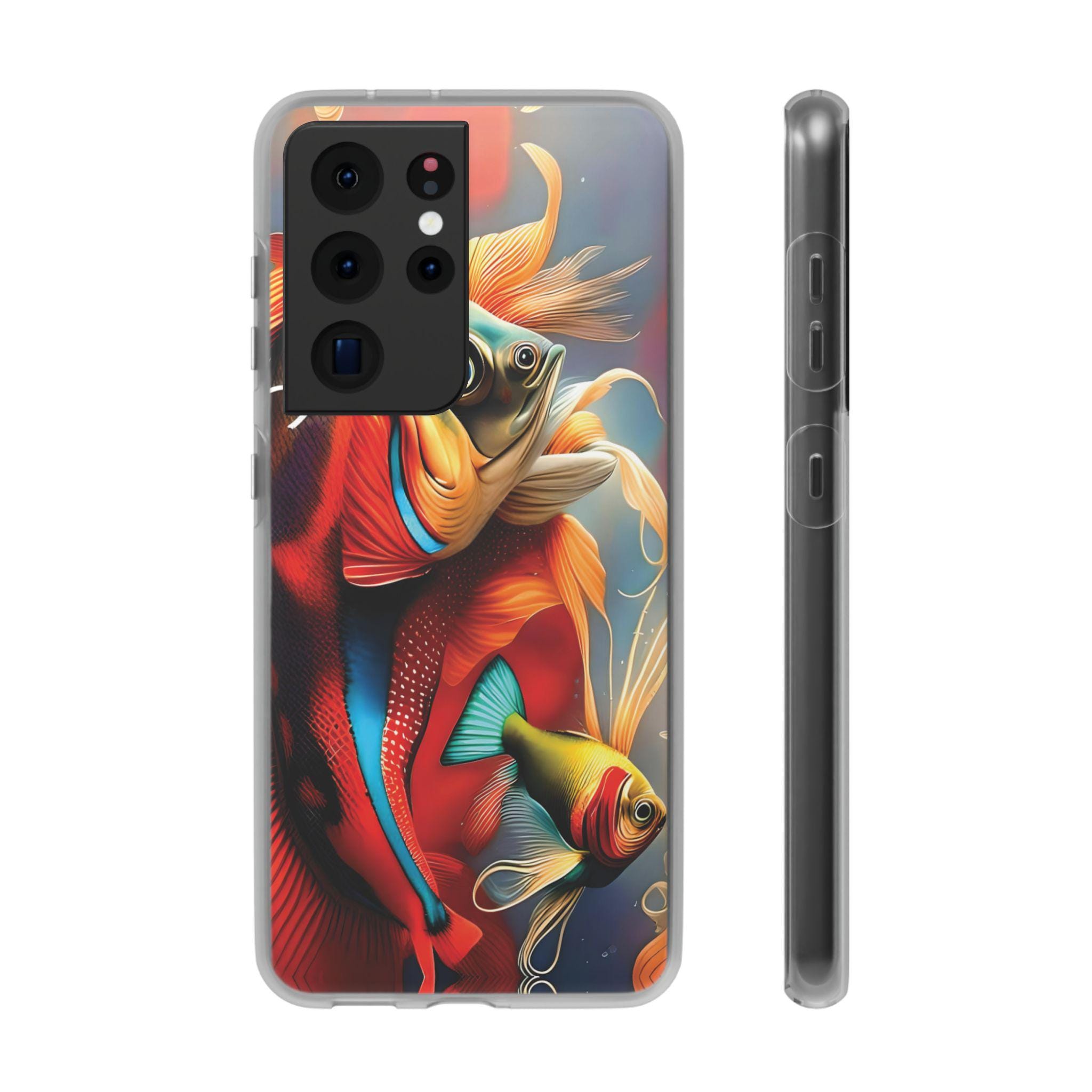 Mr Fish Android Flexi Case - Walt Smith Fiji Ocean Art - Supports ADE Reef Restoration