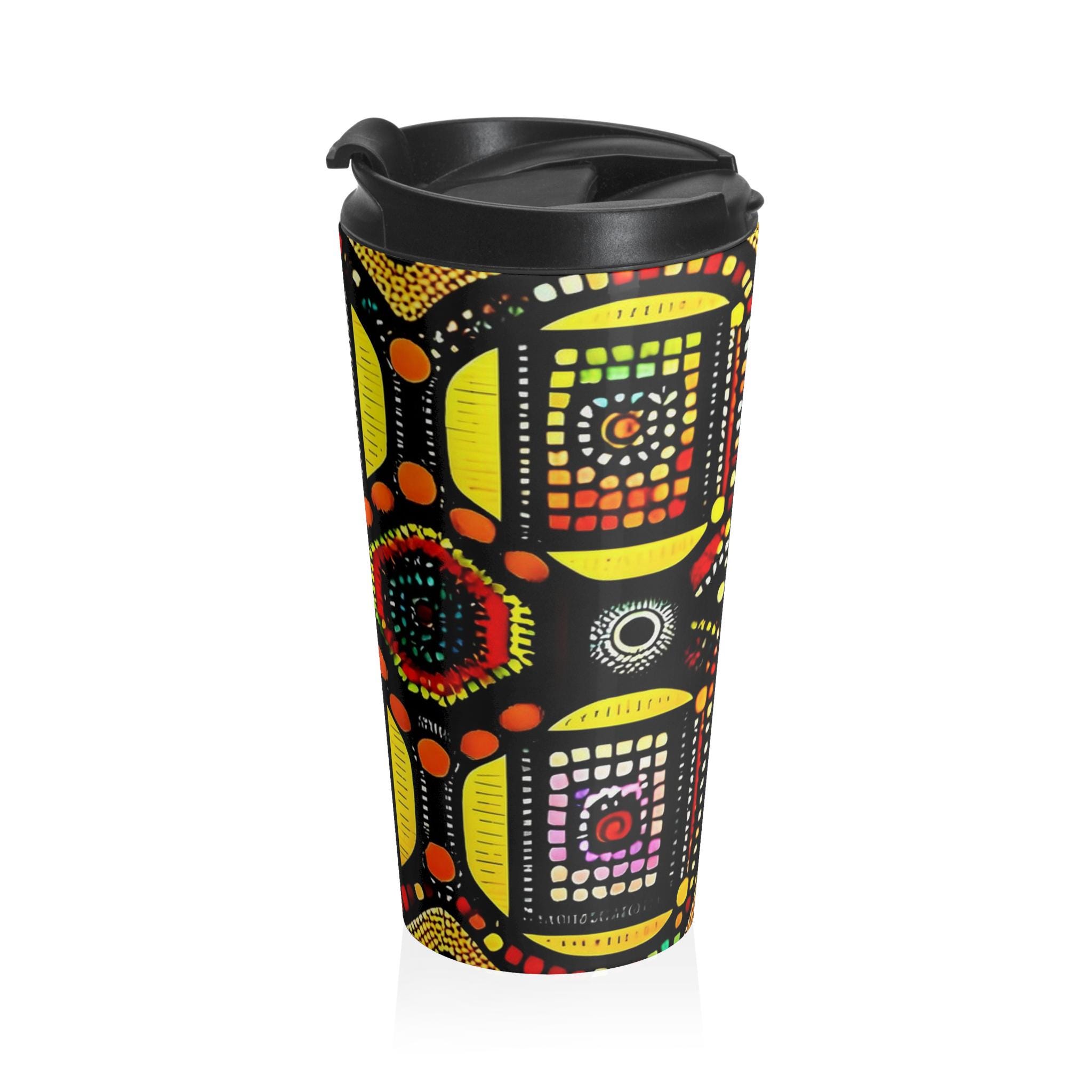 Square Dots - Travel Mug