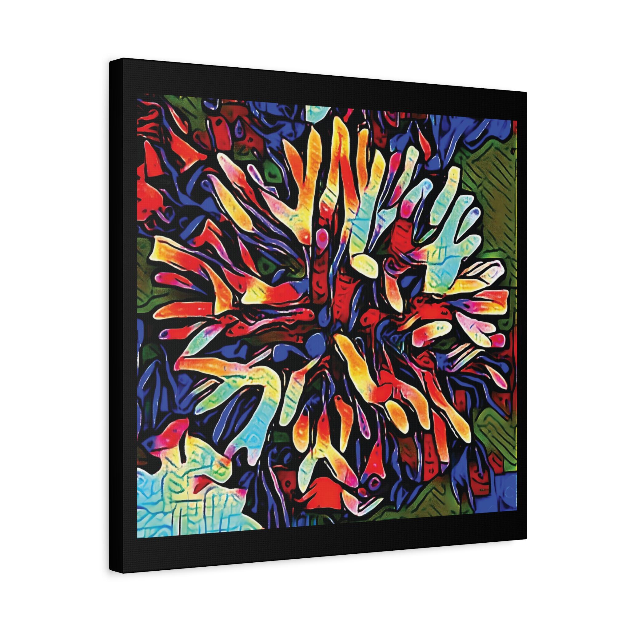 Coral Circus Canvas Wall Art