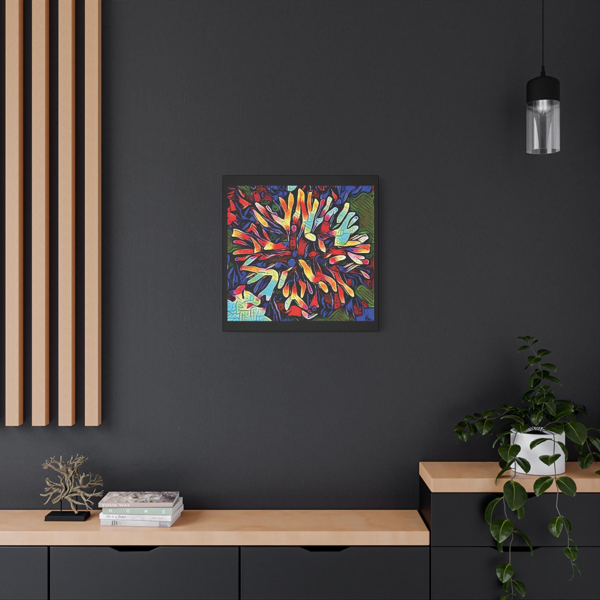 Coral Circus Canvas Wall Art