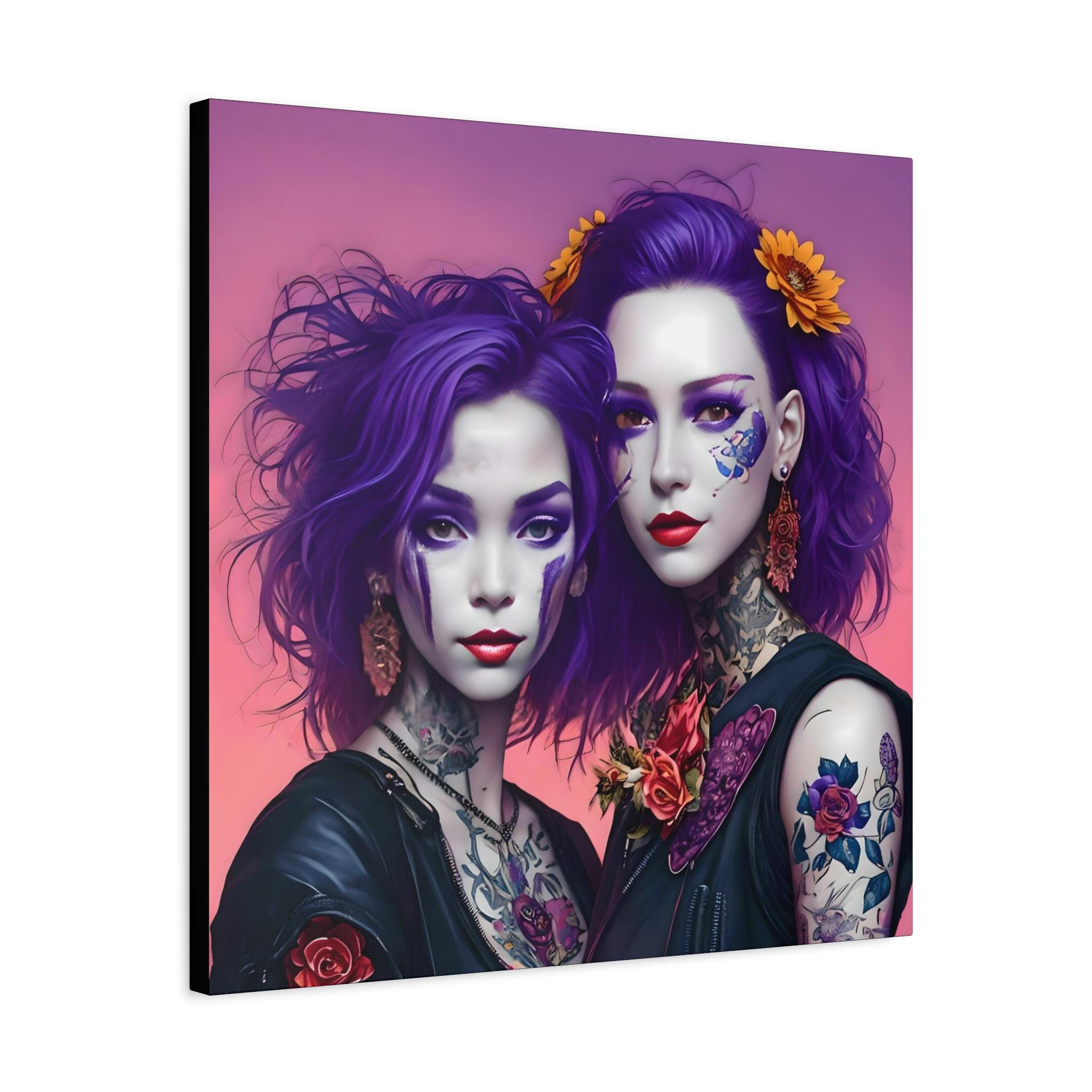 Purple Canvas Wall Art
