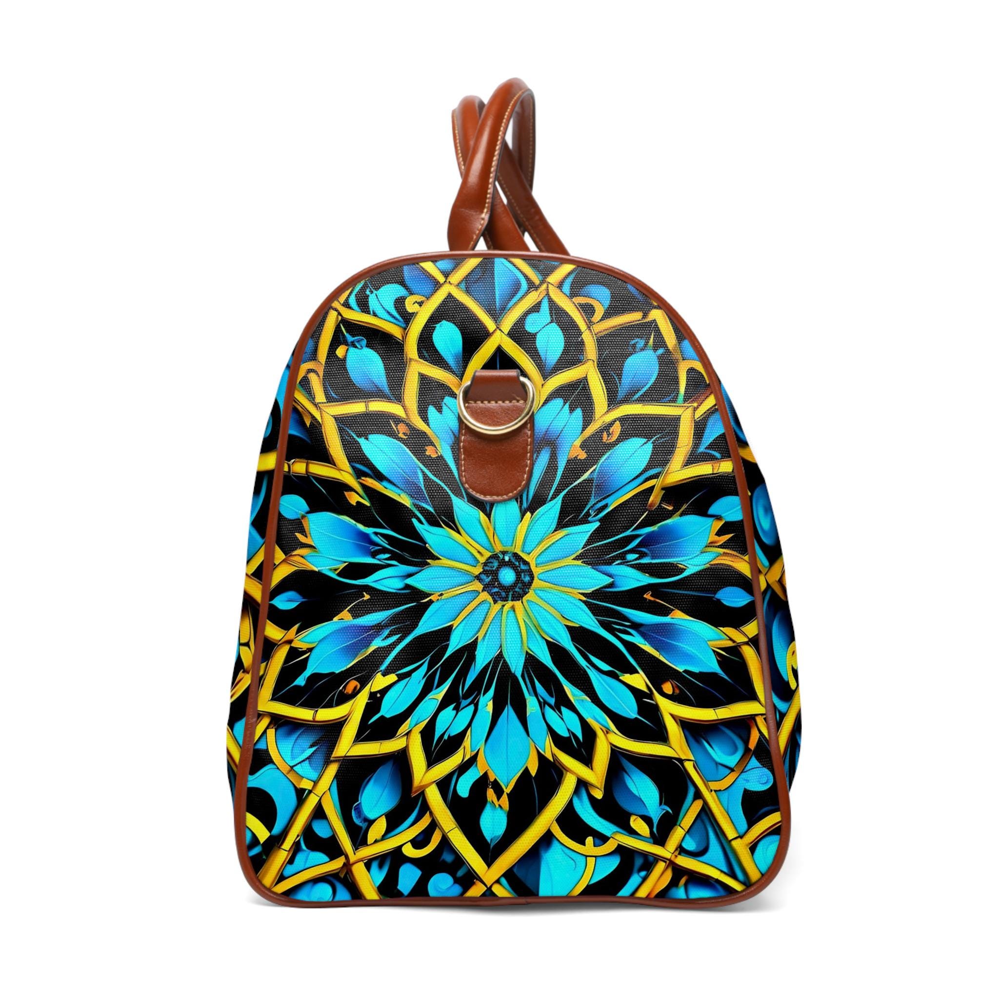 Blue Lace A - Waterproof Travel Bag