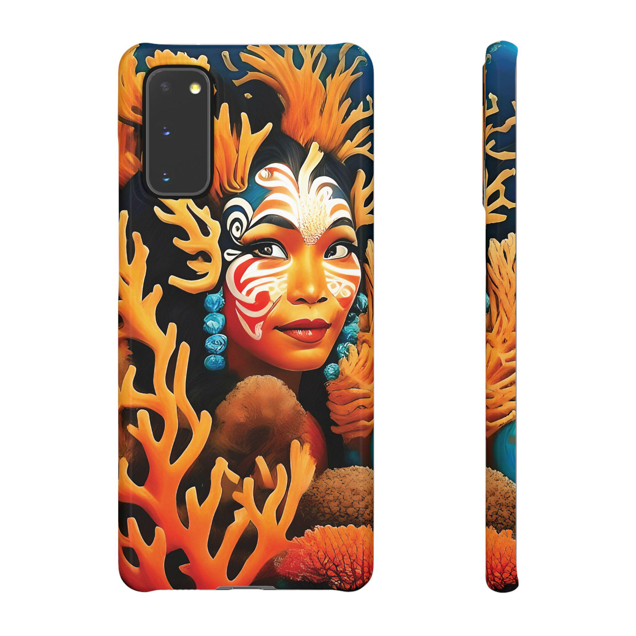 Aqua Beauty Android Snap Case - Walt Smith Fiji Ocean Art - Supports ADE Reef Restoration