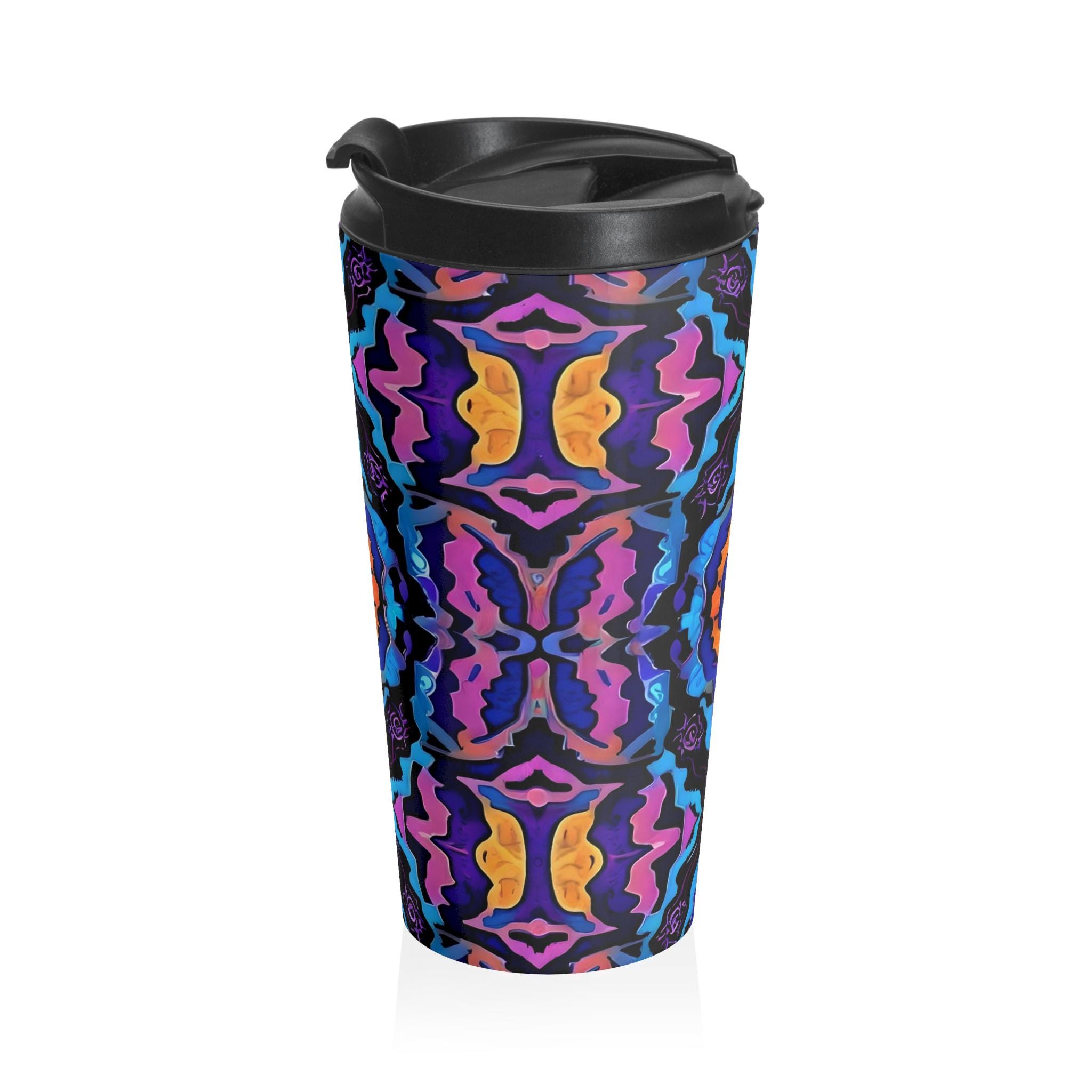 Purple H - Travel Mug
