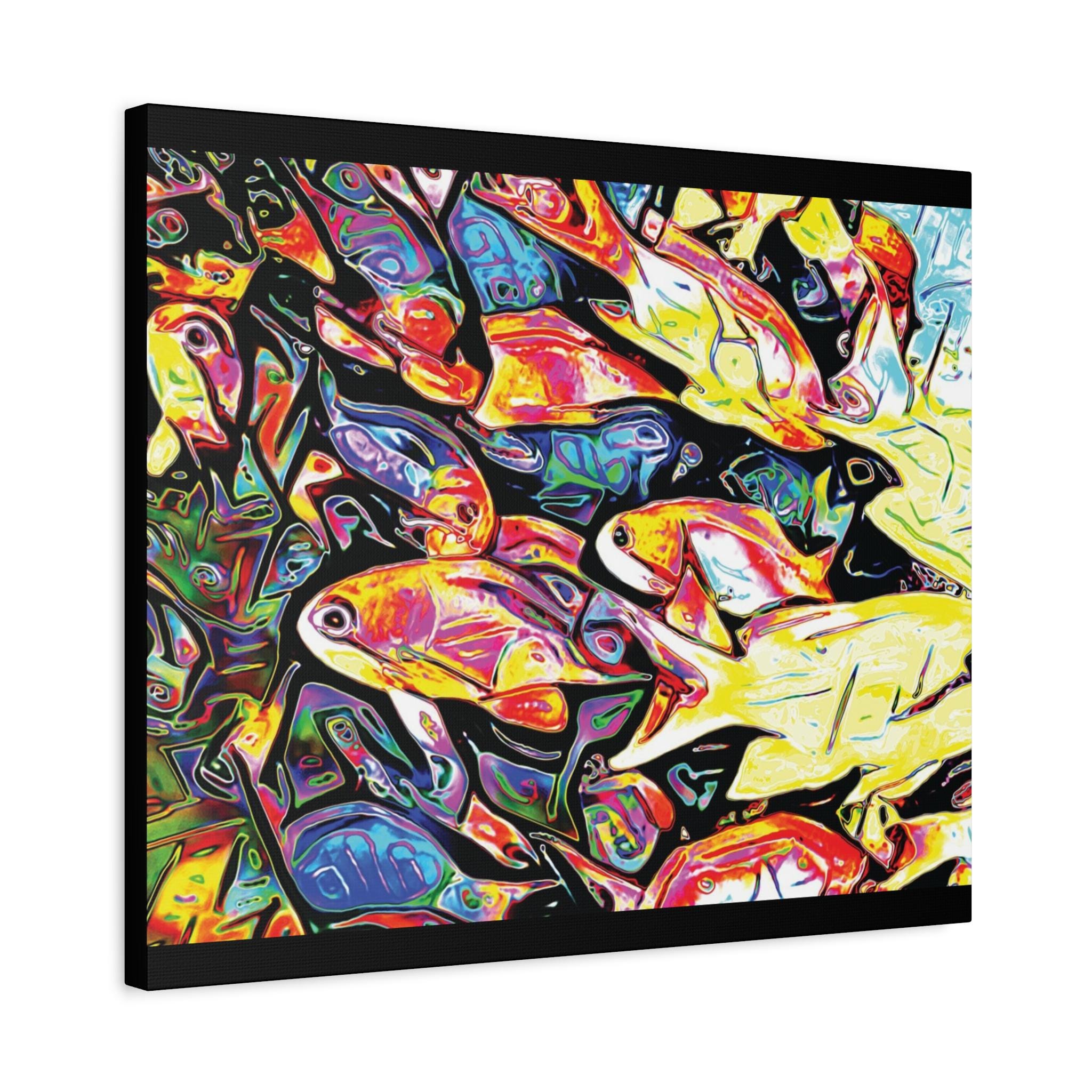 Busy Day Canvas Wall Art