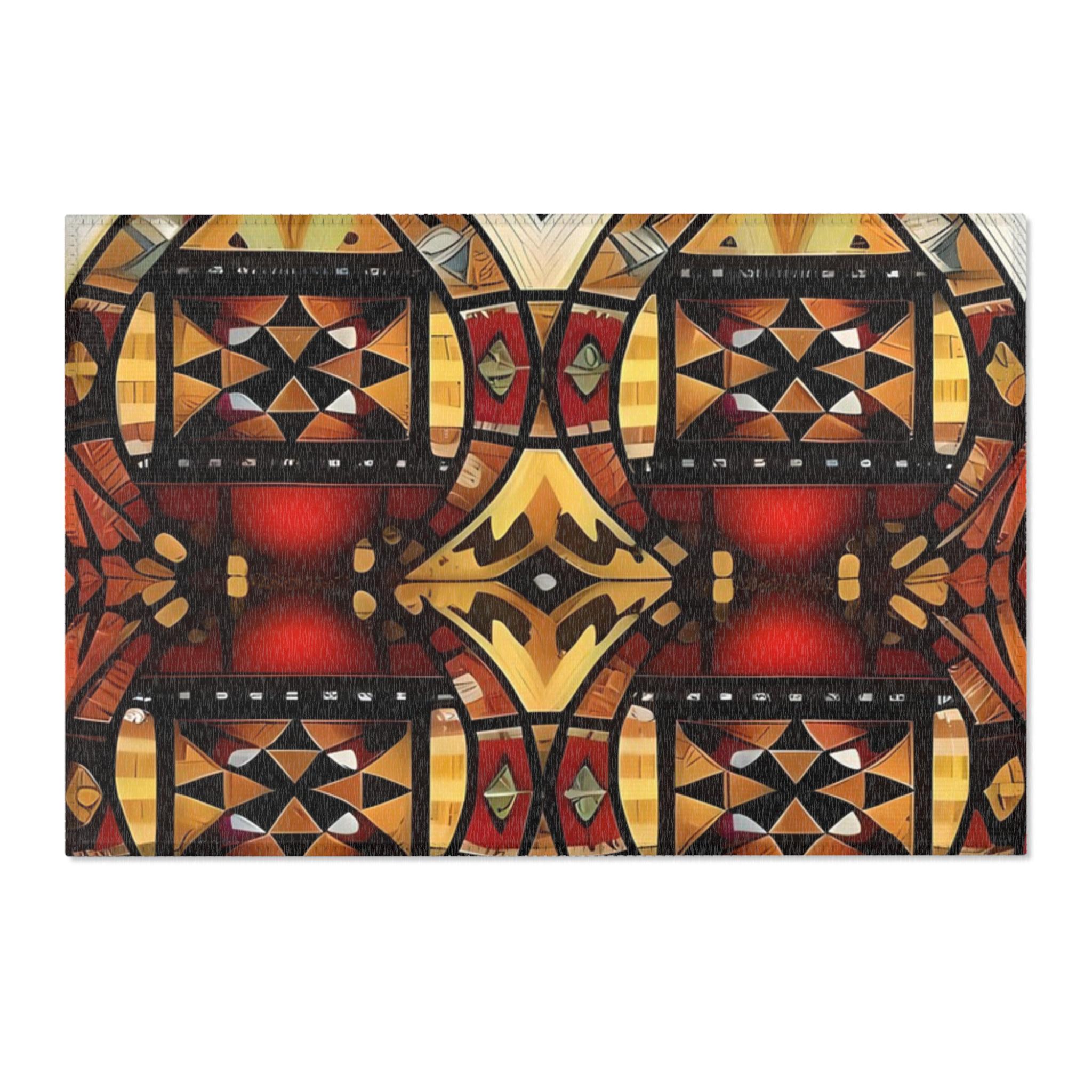 Tapa Squares A - Area Rug