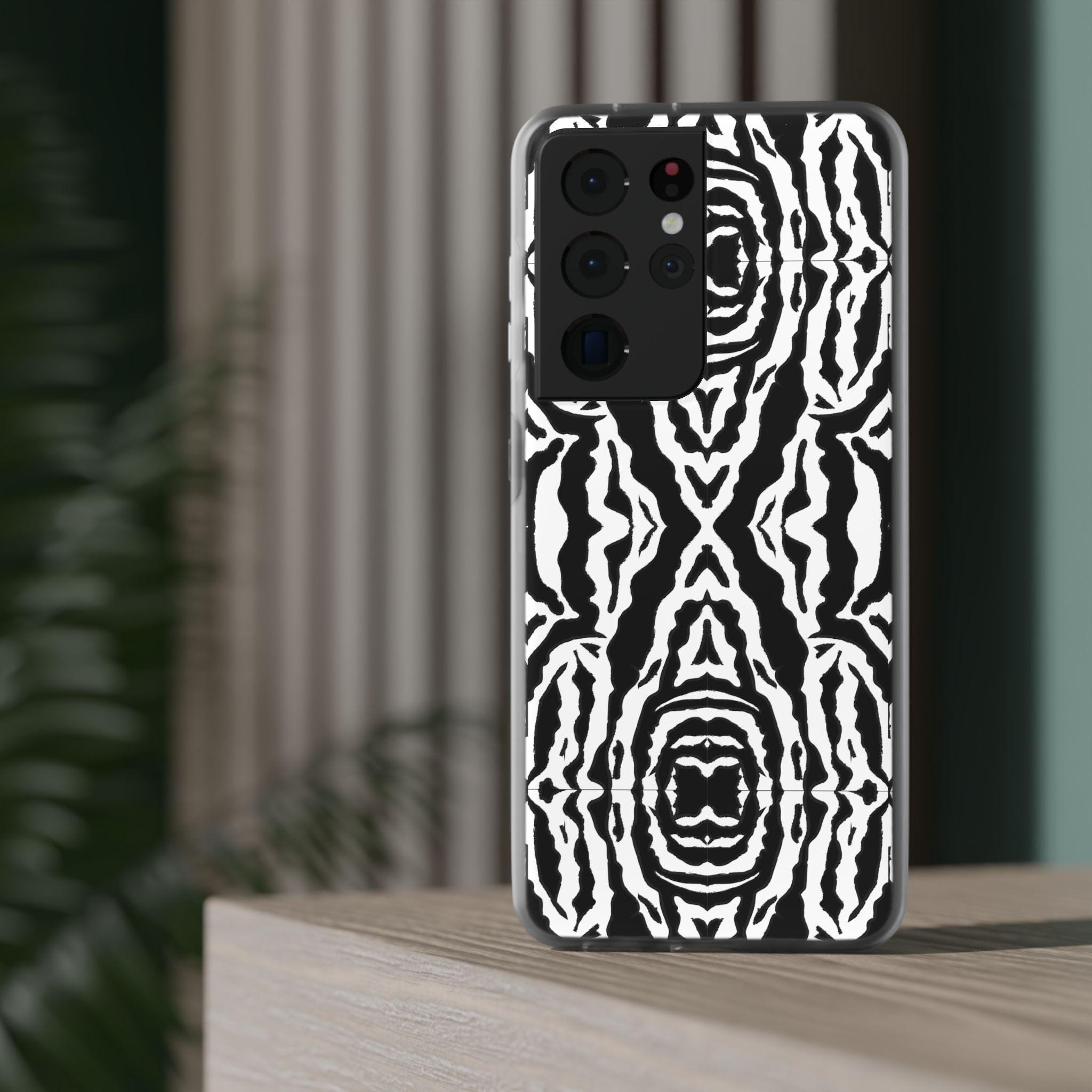 Zebra Confusion Android Flexi Case - Walt Smith Fiji Ocean Art - Supports ADE Reef Restoration