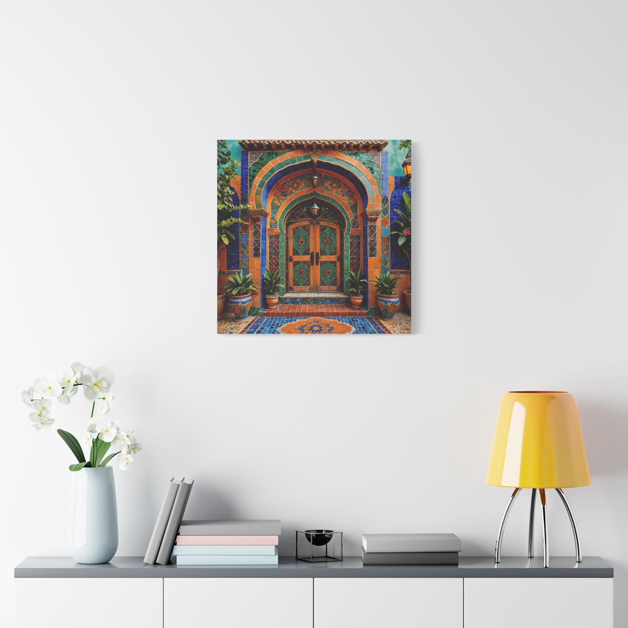 Village Door - Canvas Wall Art