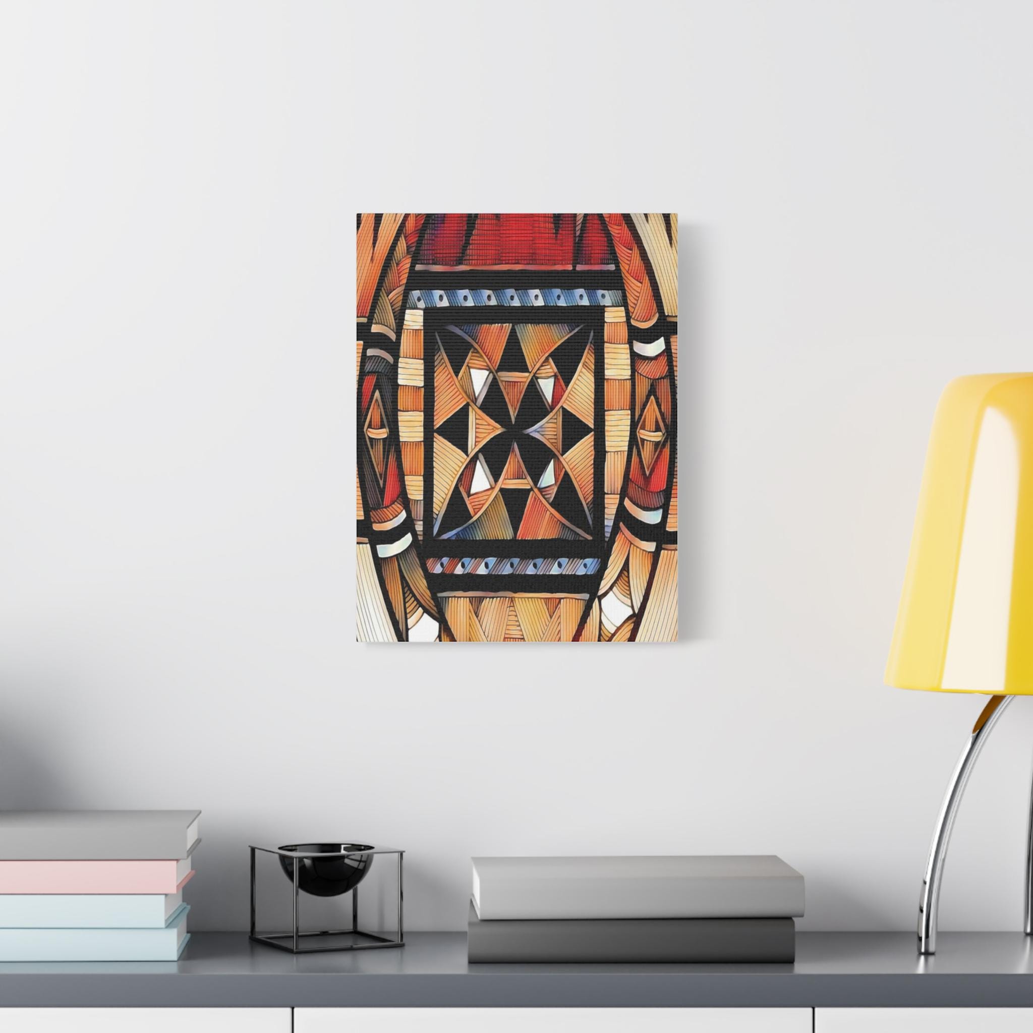 Tapa Trees - Canvas Wall Art