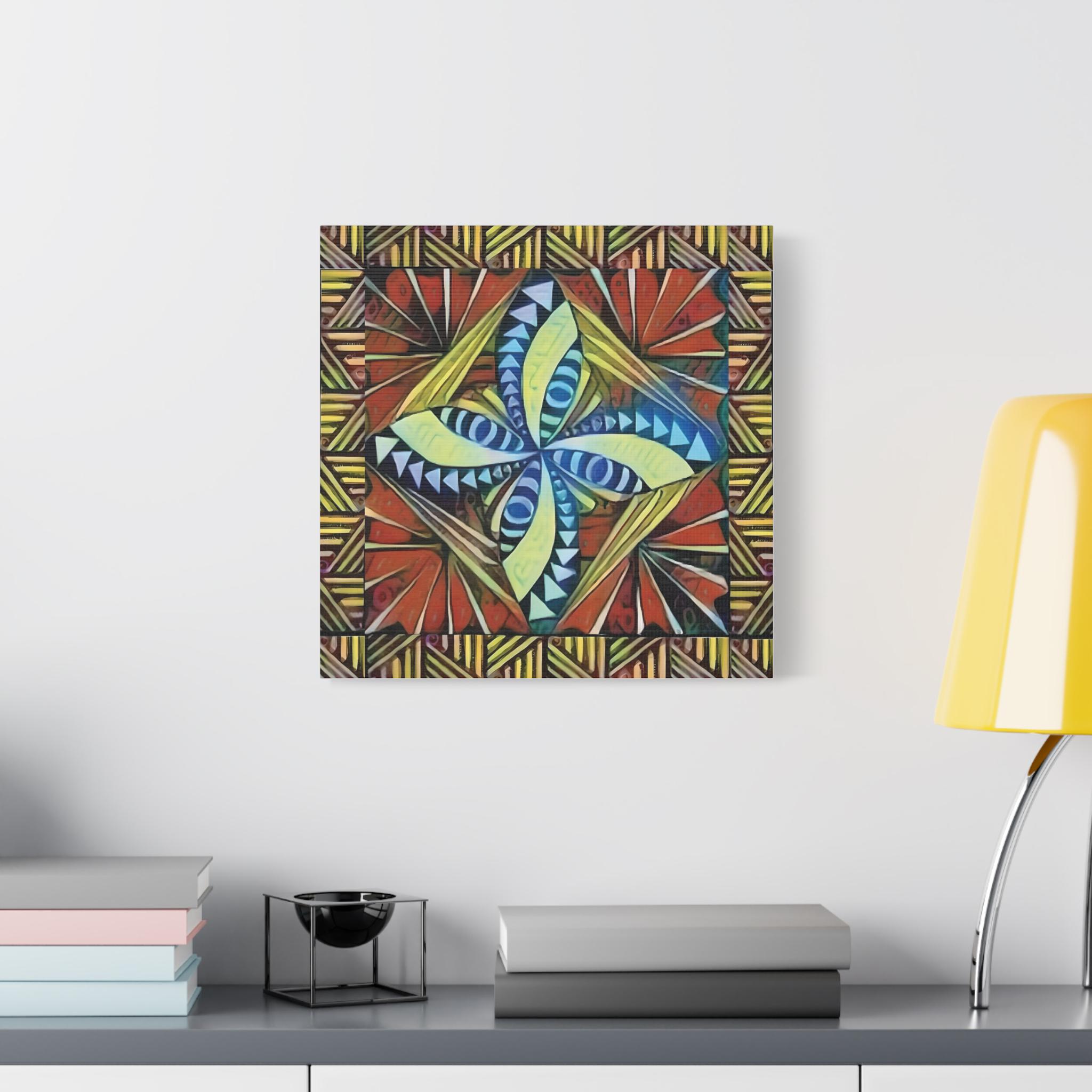 Tapa Border - Canvas Wall Art