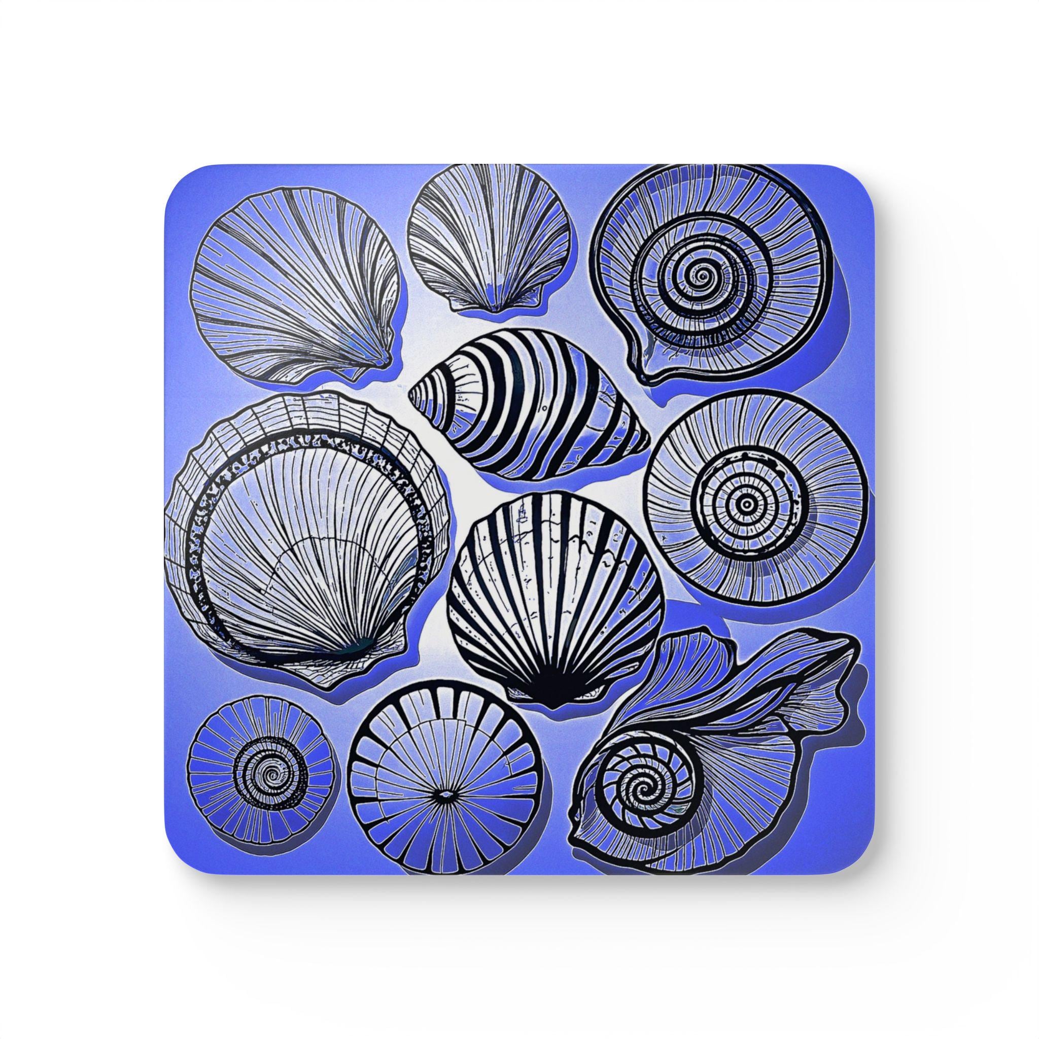 Shells 2 - Corkwood Coaster Set