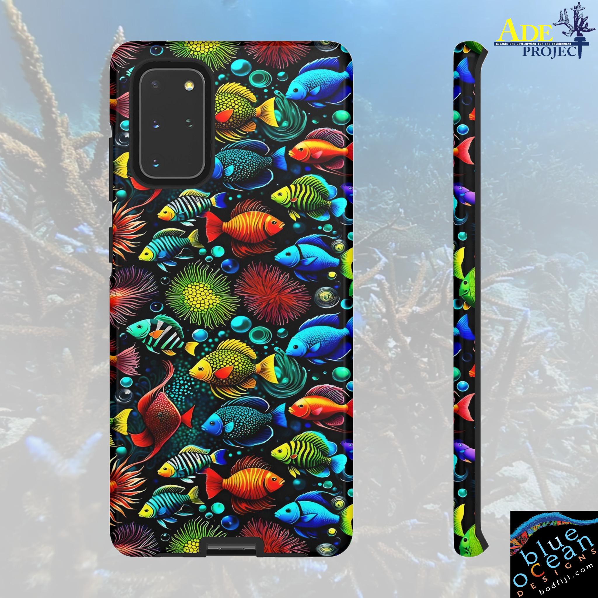 Something Fishy Android Tough Case - Walt Smith Fiji Ocean Art - Supports ADE Reef Restoration