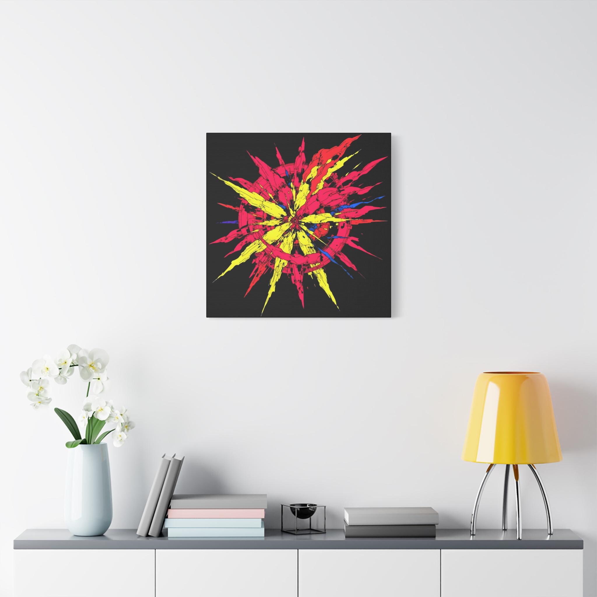 Splat Canvas Wall Art