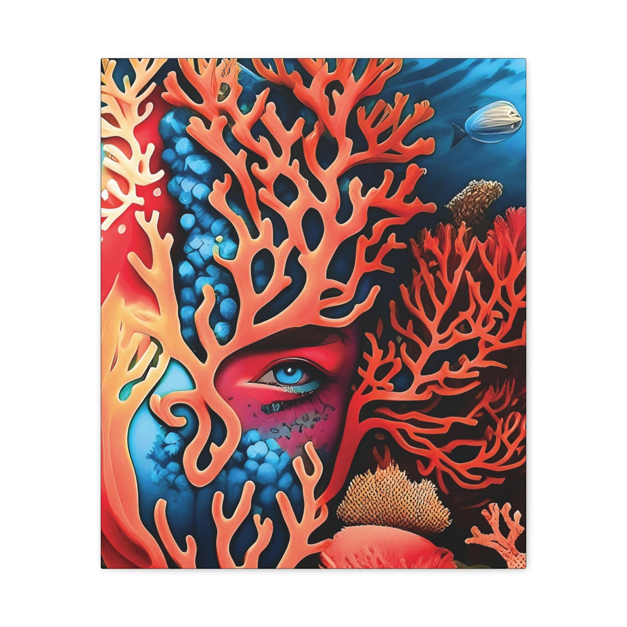Hidden Reef Canvas Wall Art