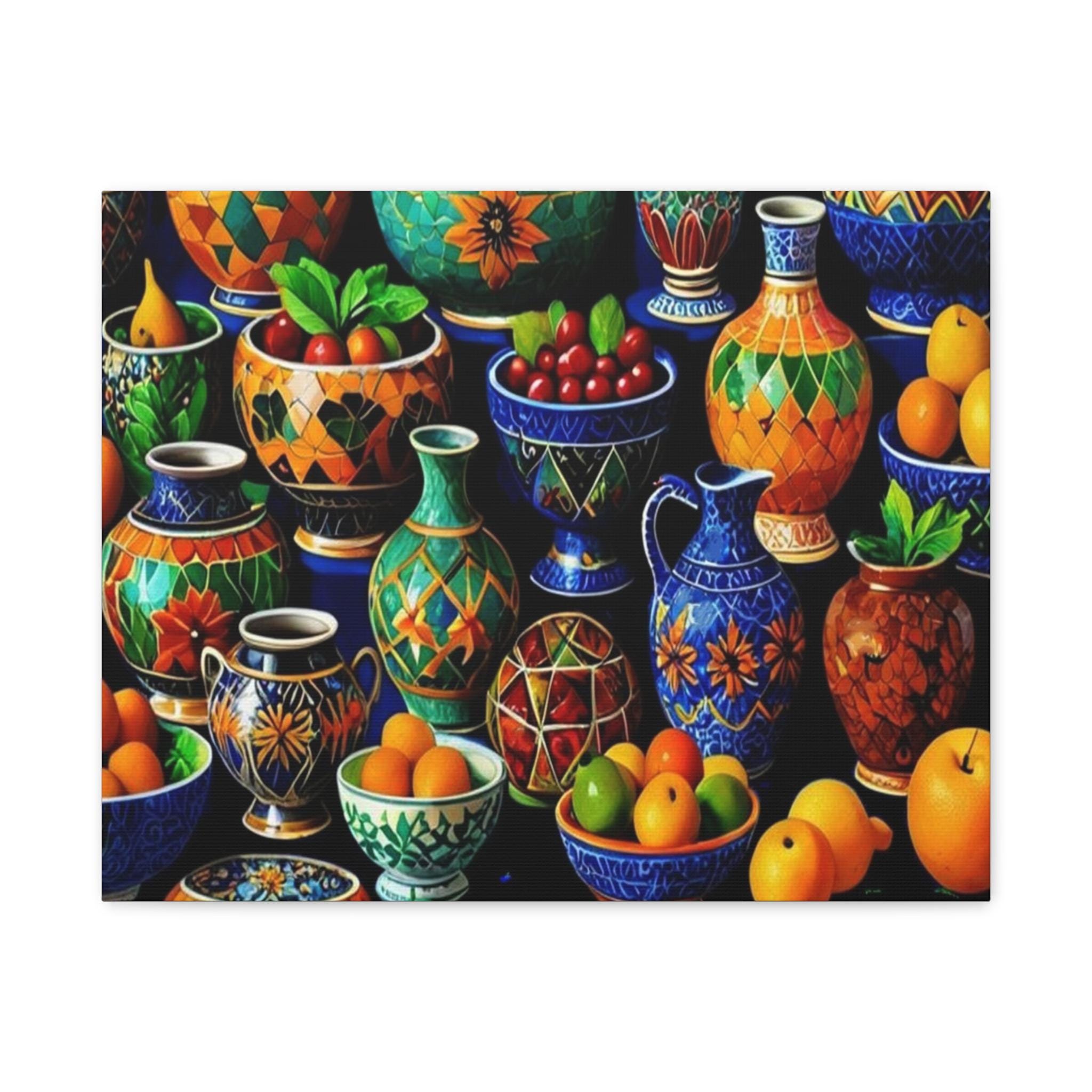 Table Full A - Canvas Wall Art