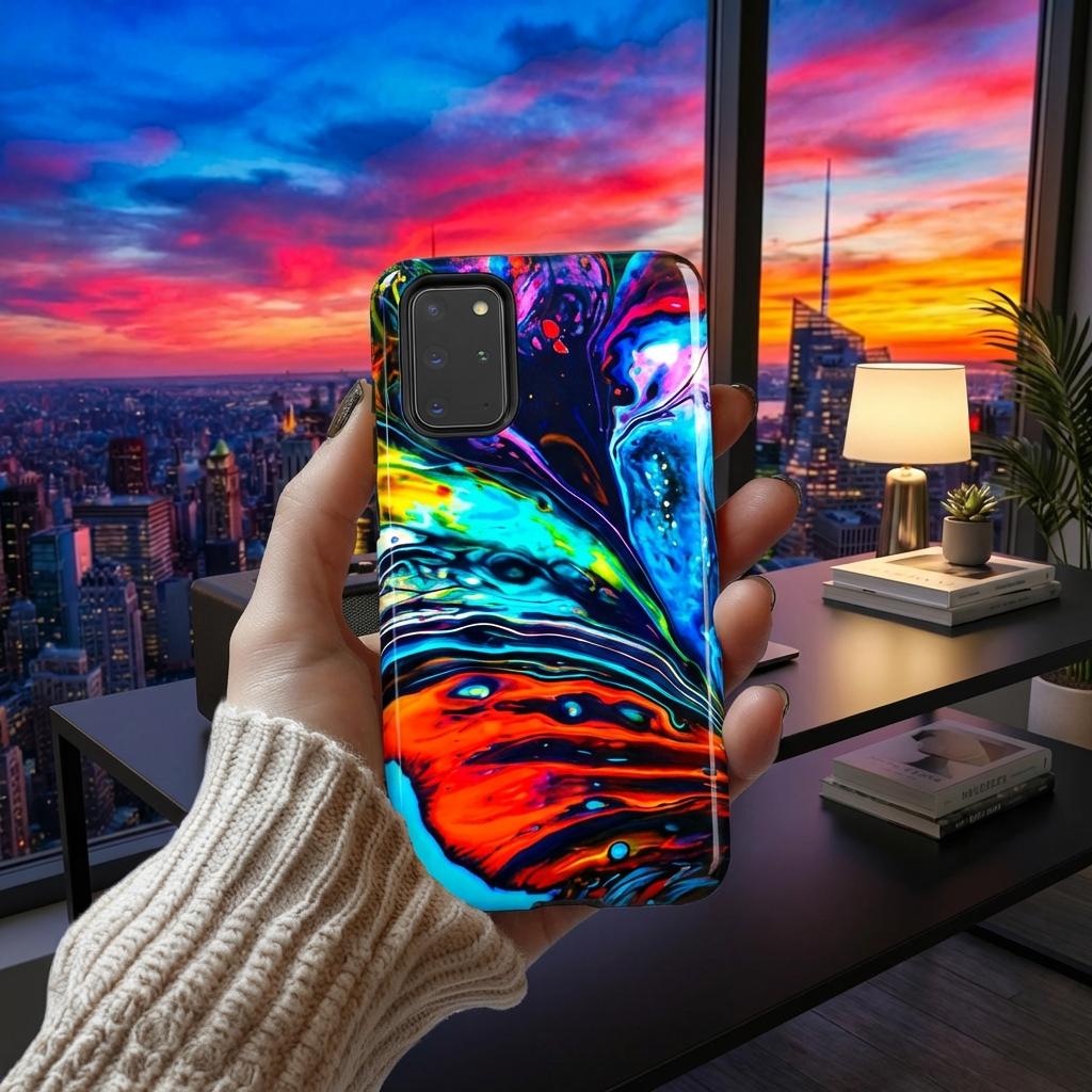 In the Flow Android Tough Case - Walt Smith Fiji Ocean Art - Supports ADE Reef Restoration