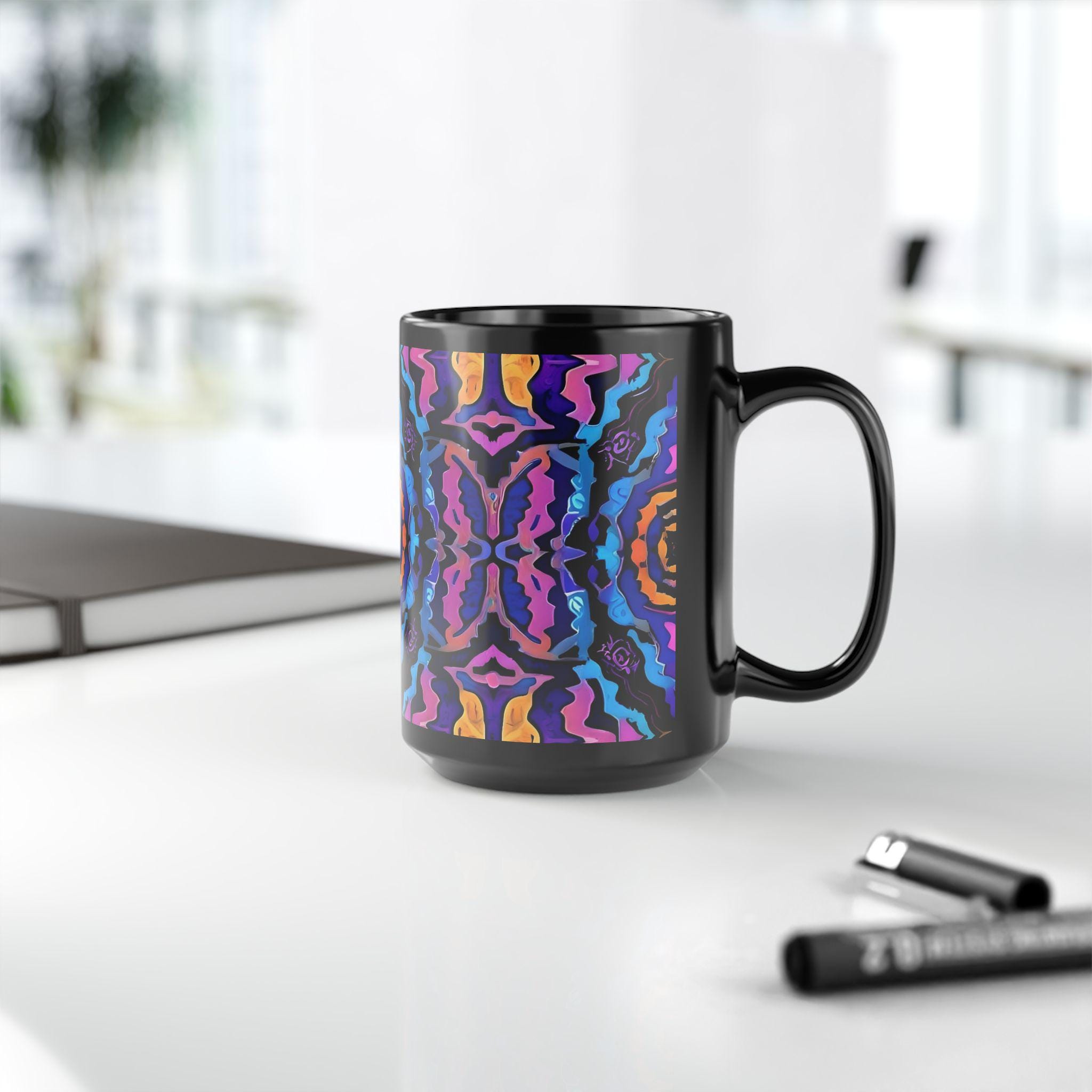 Purple H - Coffee Mug