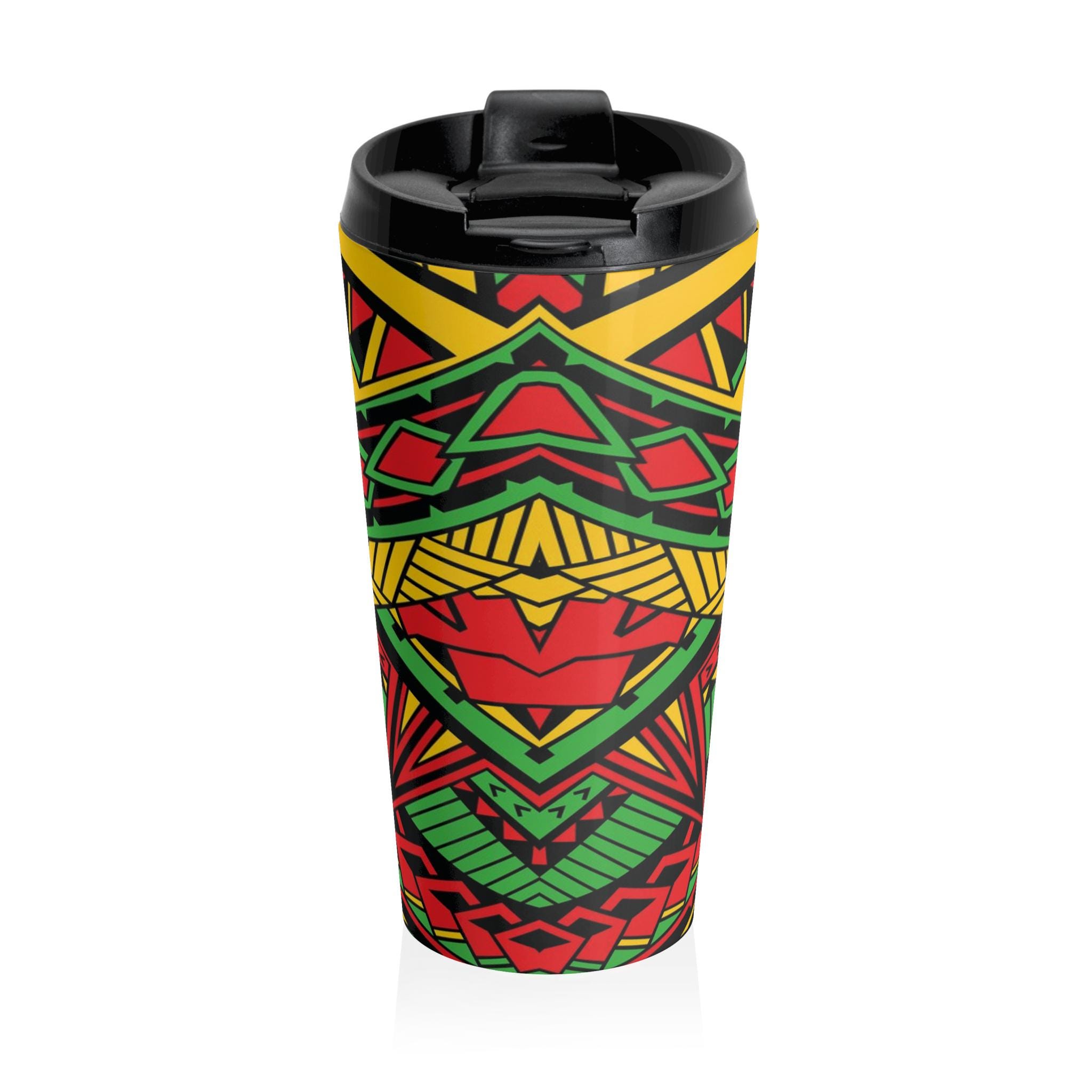 Reggae Lion Front - Travel Mug