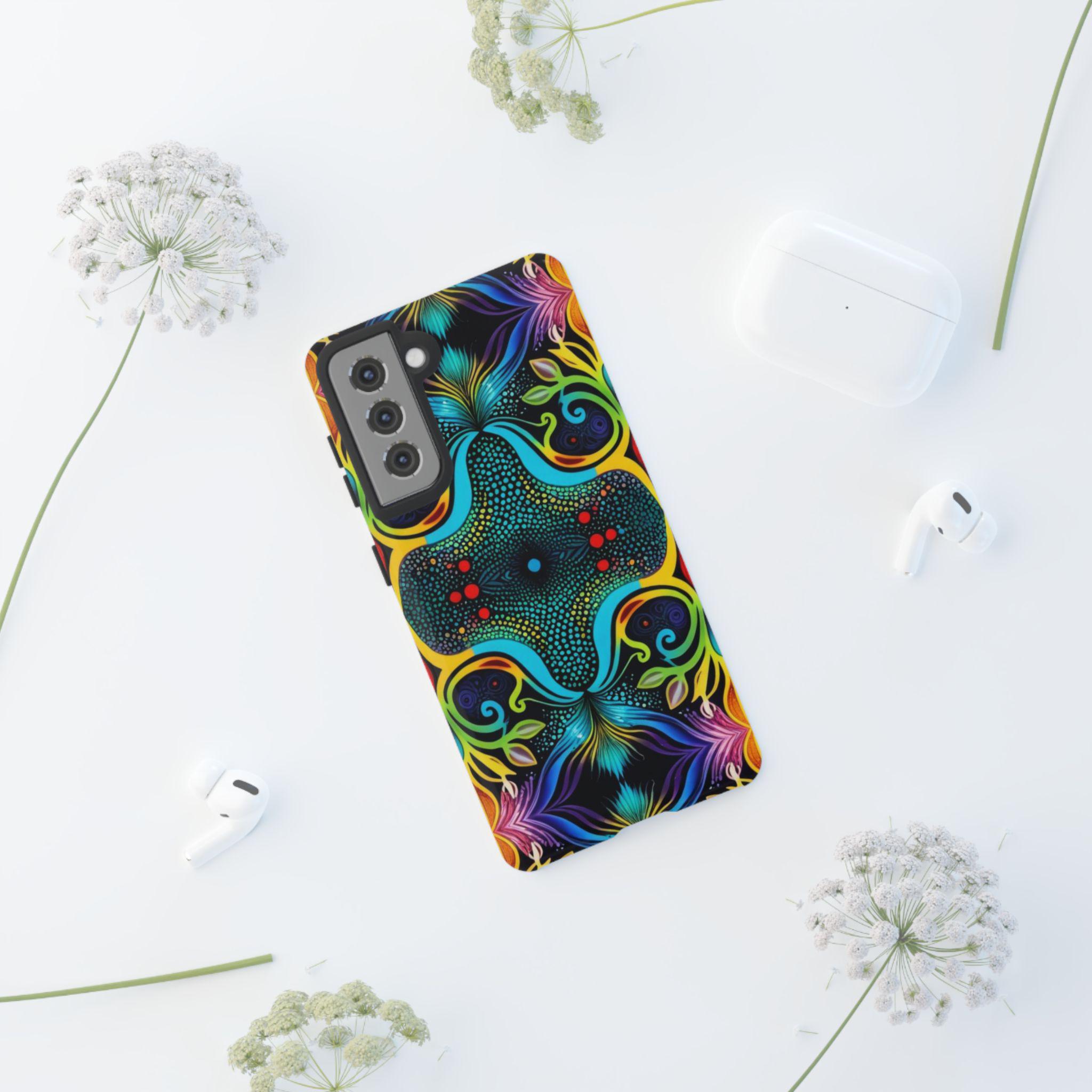 Psychedelic Abo Android Tough Case - Walt Smith Fiji Ocean Art - Supports ADE Reef Restoration