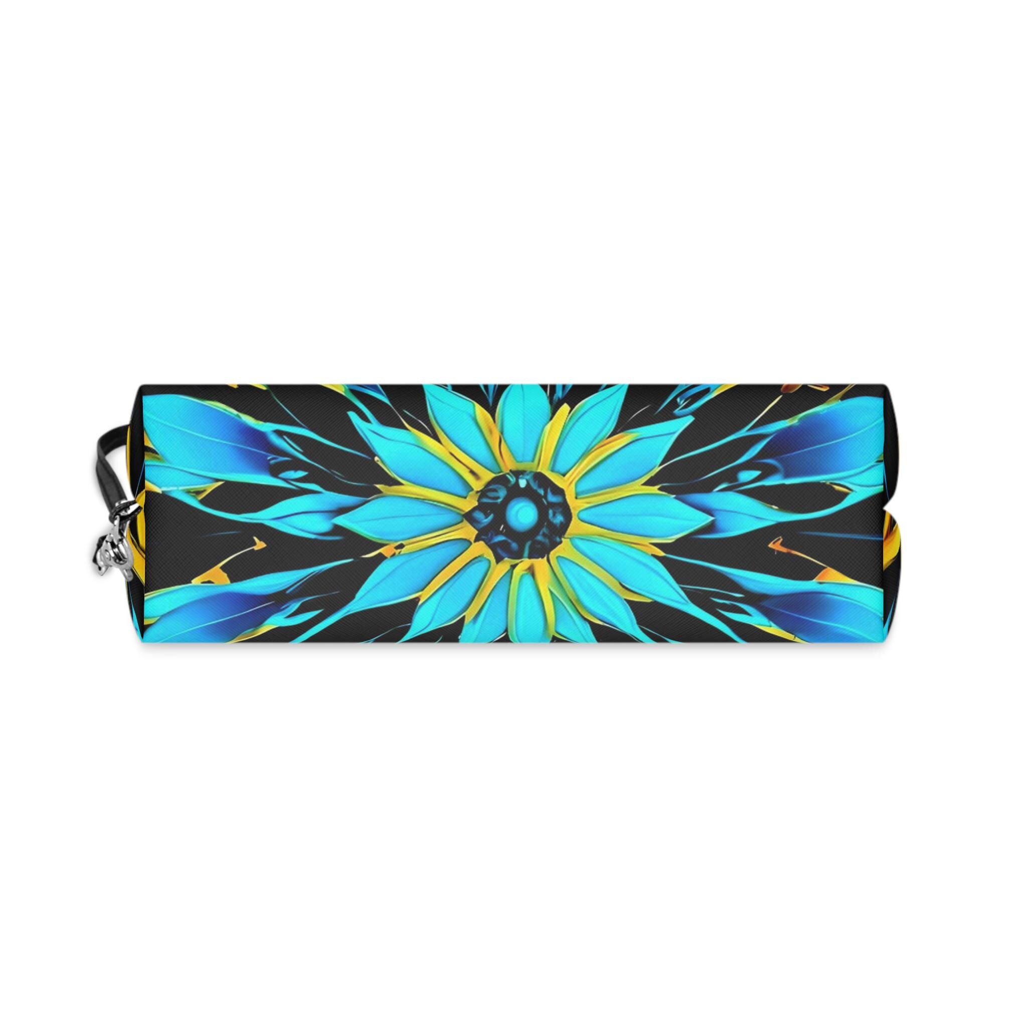 Blue Lace A - Makeup Bag