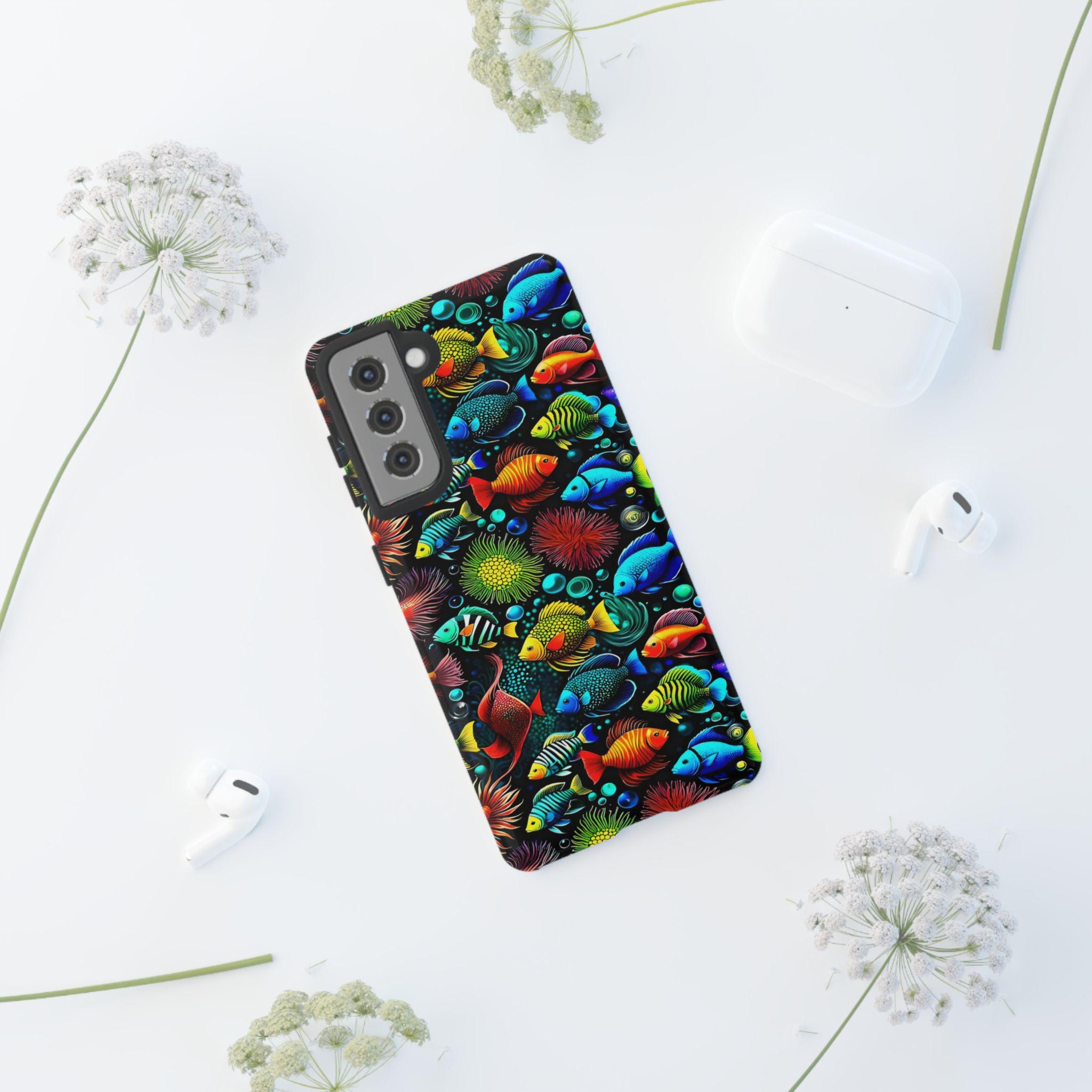 Something Fishy Android Tough Case - Walt Smith Fiji Ocean Art - Supports ADE Reef Restoration