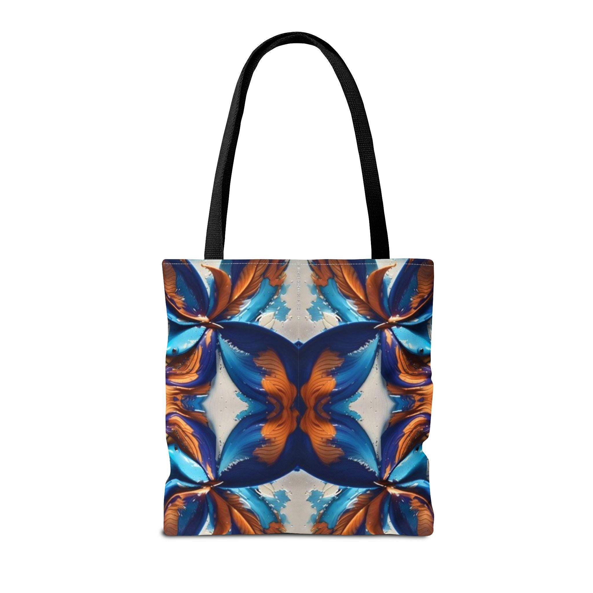 Blue Fan Quad - Tote Bag