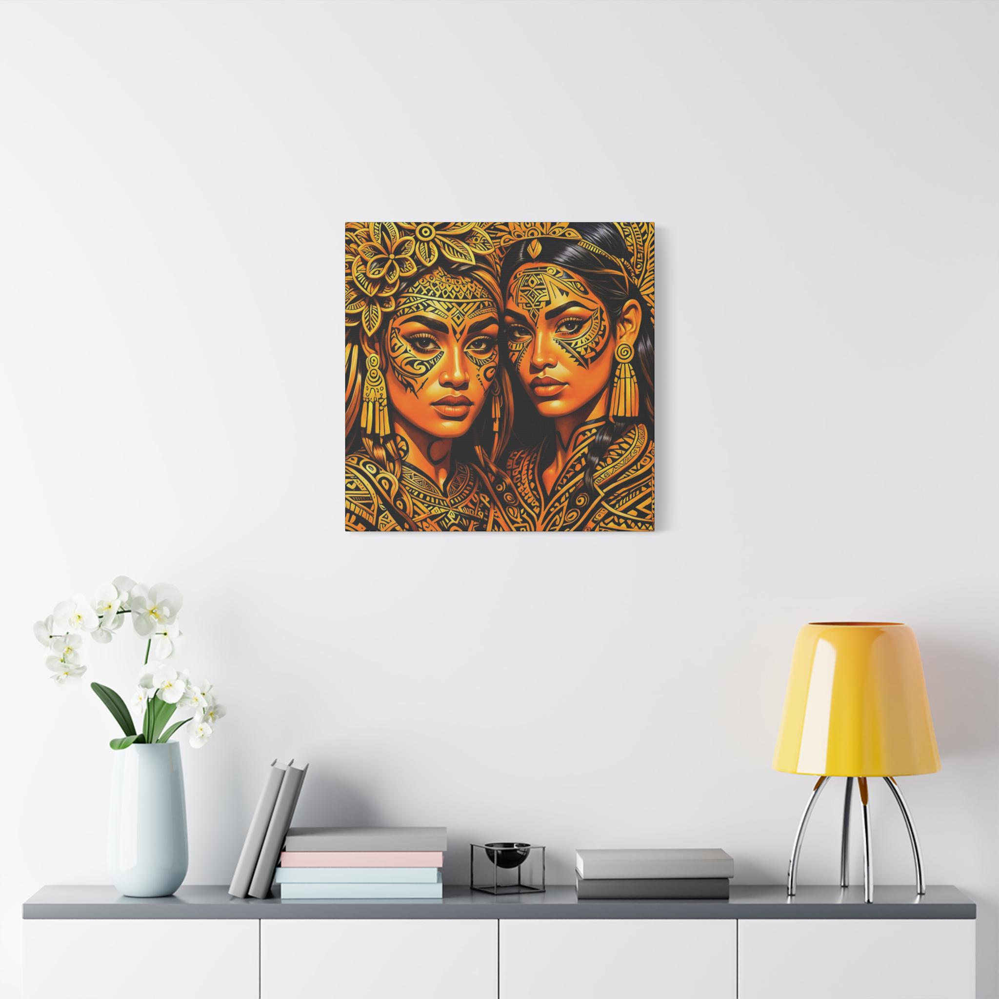 Golden Girls Canvas Wall Art