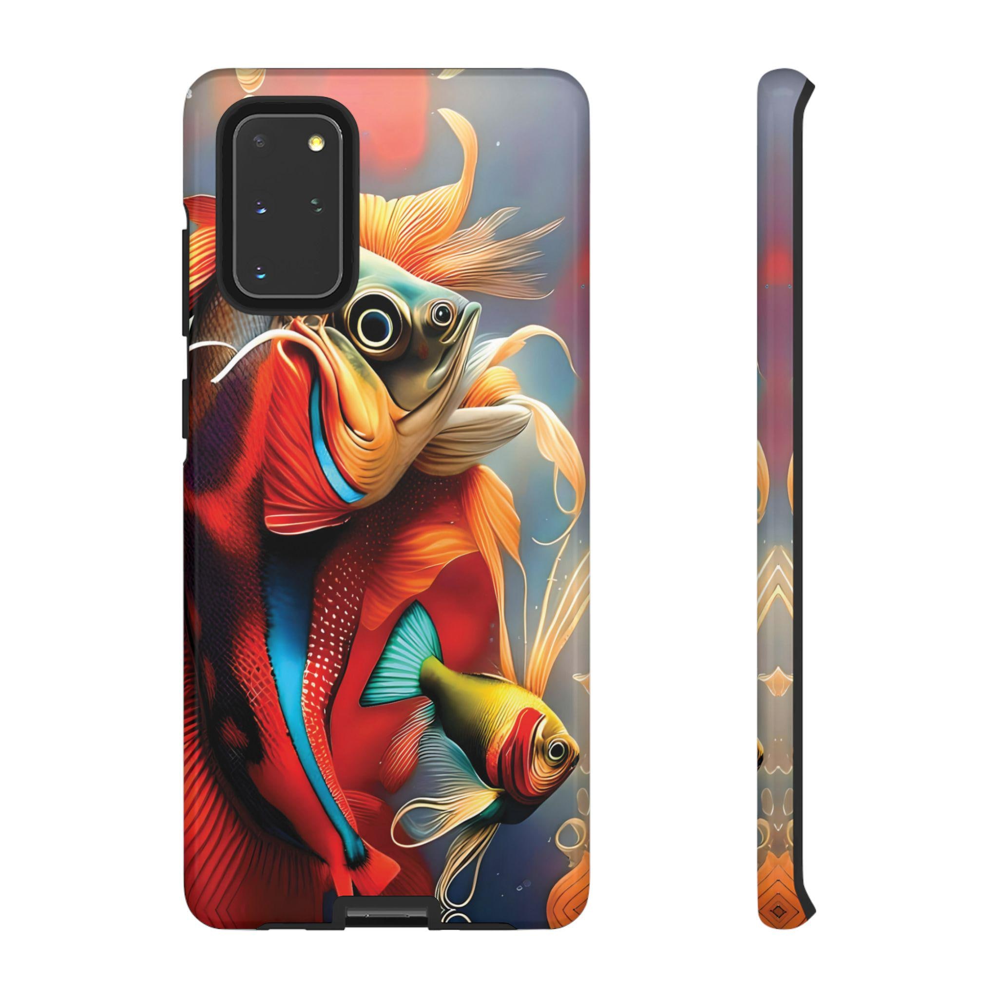 Mr Fish Android Tough Case - Walt Smith Fiji Ocean Art - Supports ADE Reef Restoration
