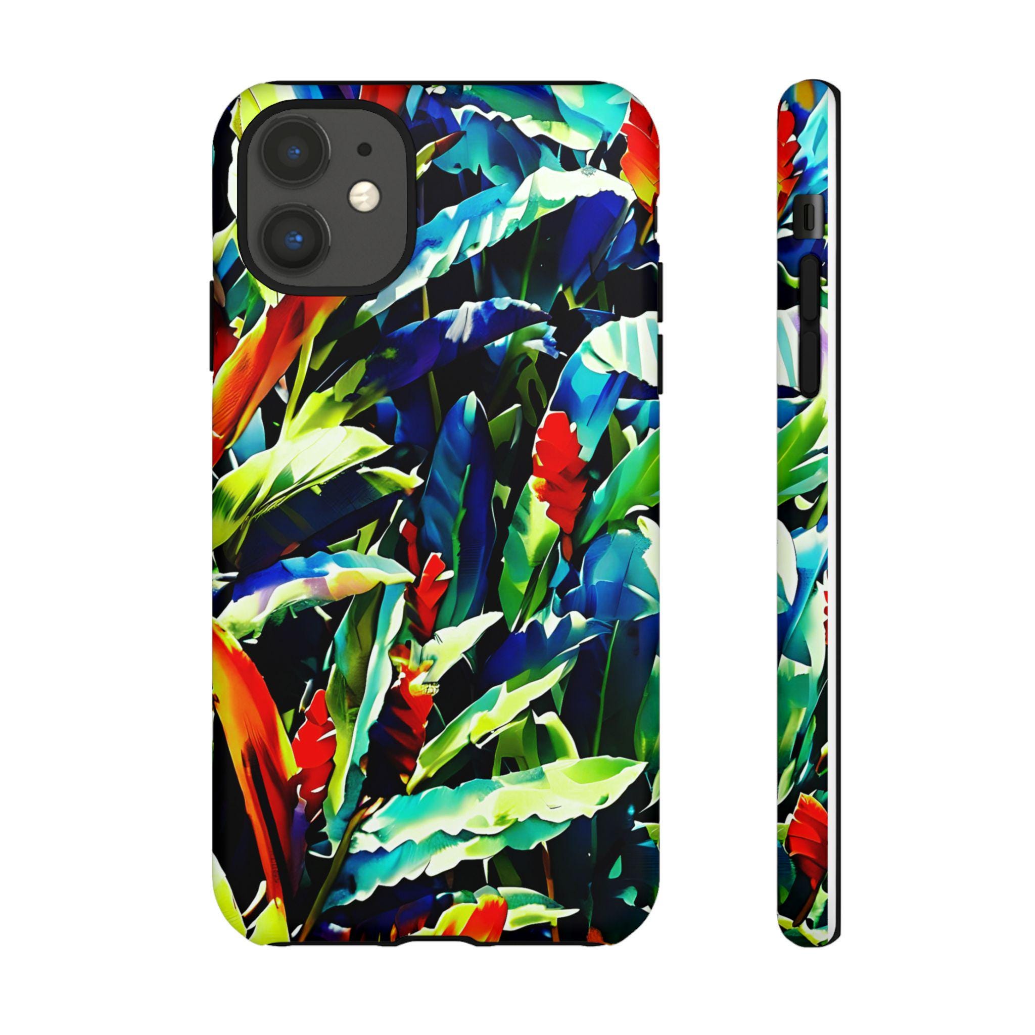 Floral Ginger iPhone Tough Case - Walt Smith Fiji Ocean Art - Supports ADE Reef Restoration
