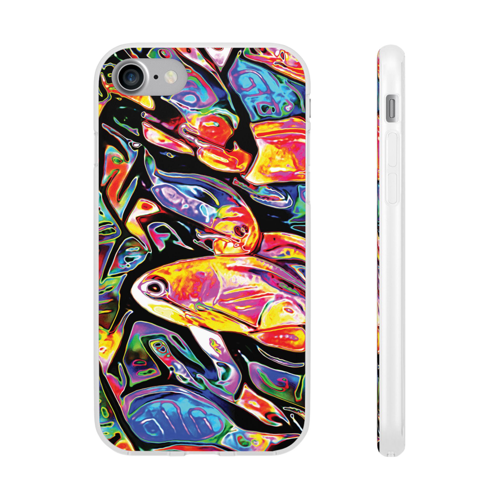 Busy Day iPhone Flexi Case - Walt Smith Fiji Ocean Art - Supports ADE Reef Restoration