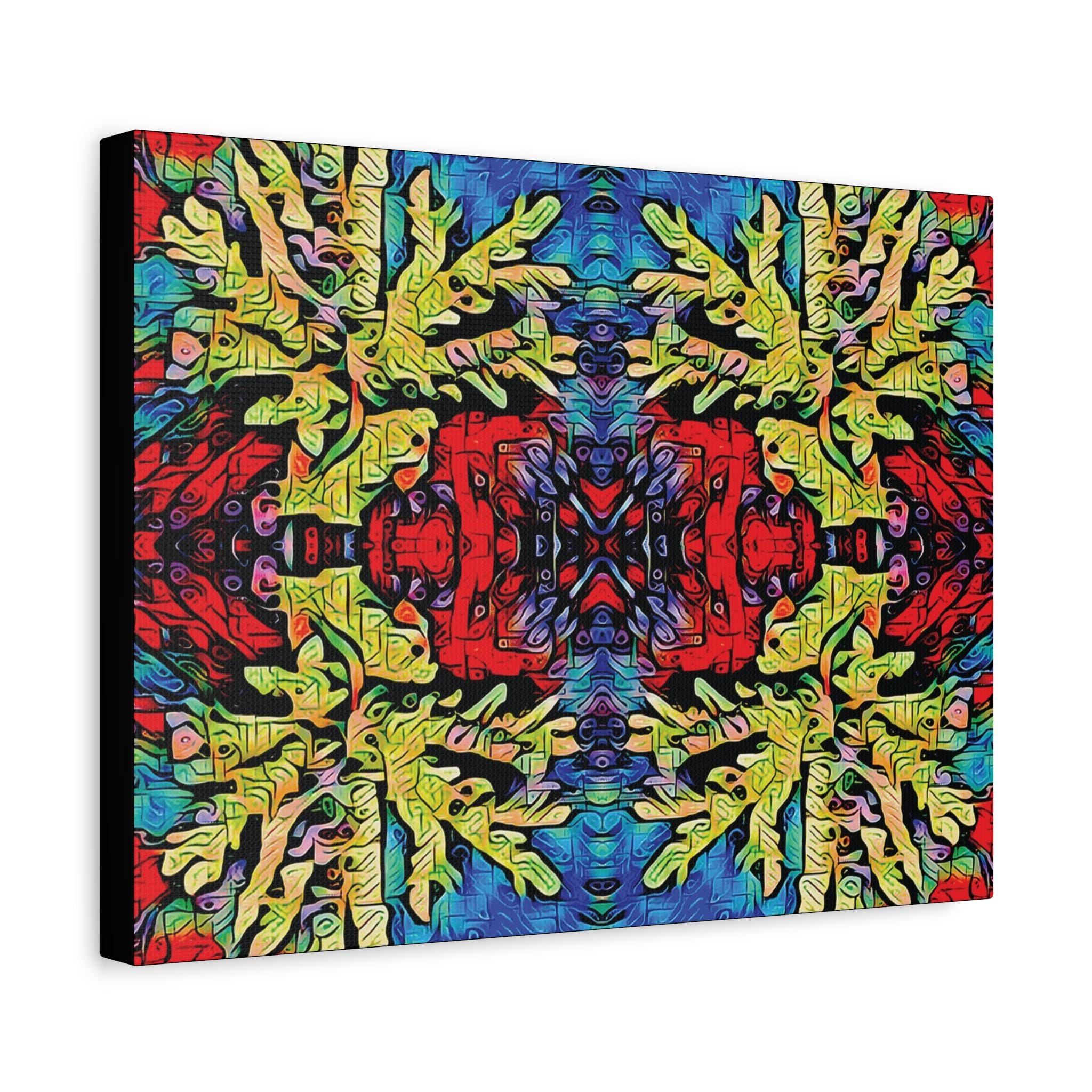 Yellow Branch Canvas Wall Art