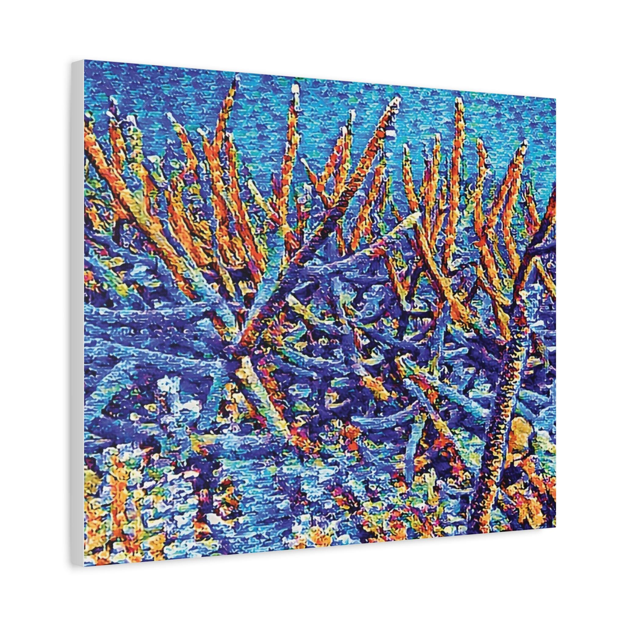 Stag Garden - Canvas Wall Art