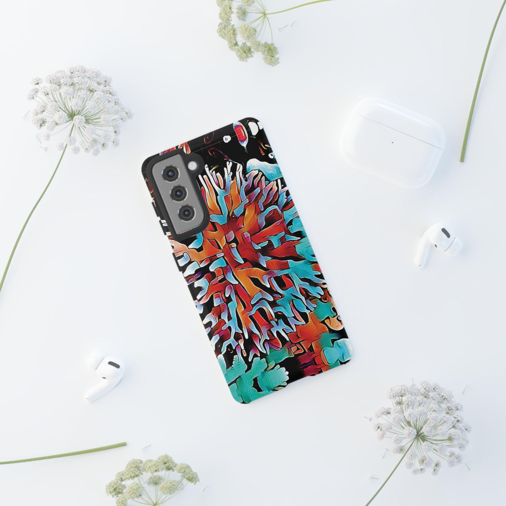 Aqua Spike Android Tough Case - Walt Smith Fiji Ocean Art - Supports ADE Reef Restoration