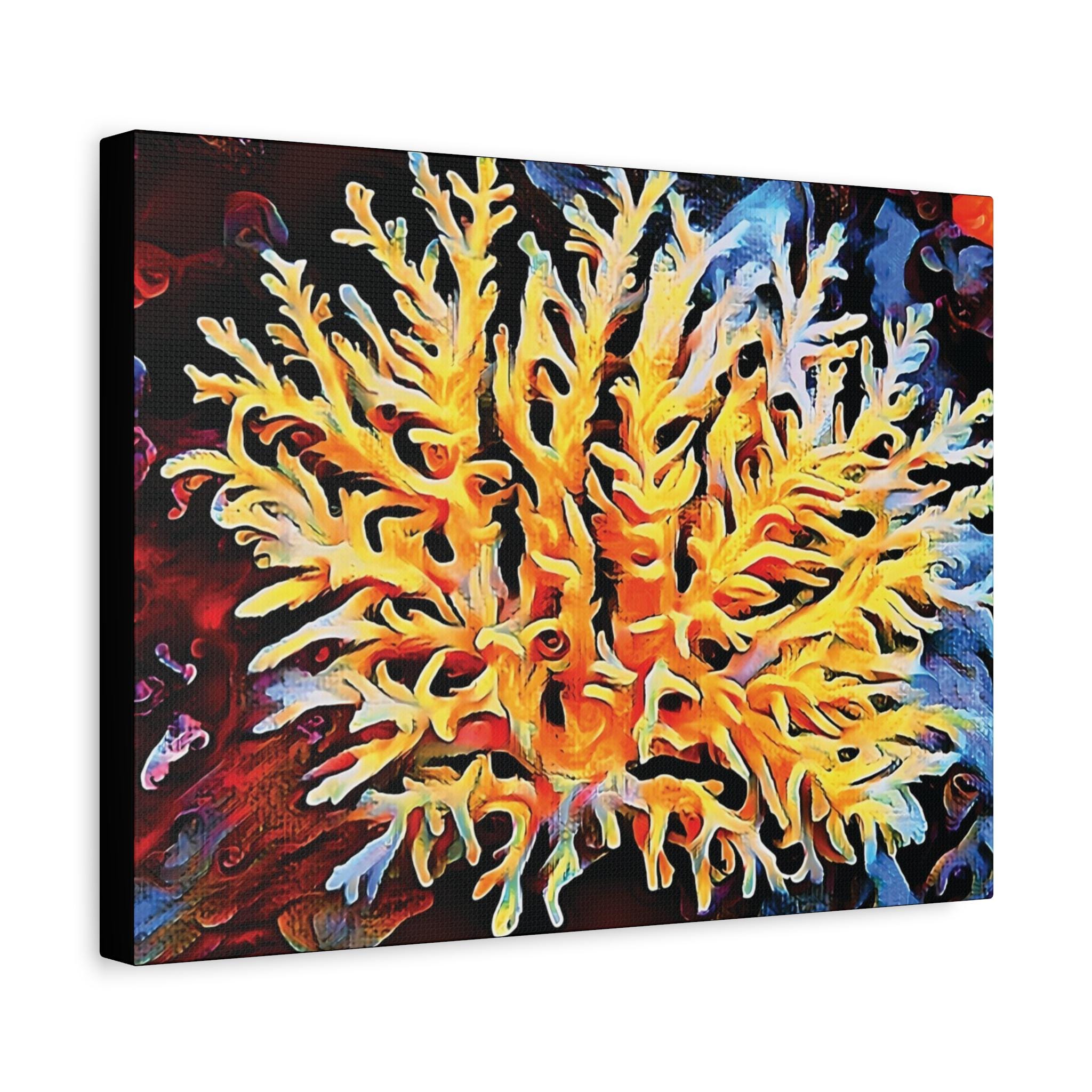 Gold Striker Canvas Wall Art