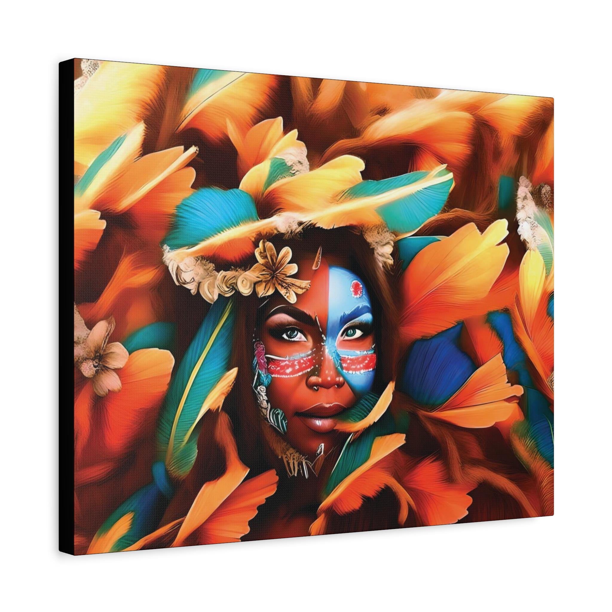 Mystery Girl Canvas Wall Art