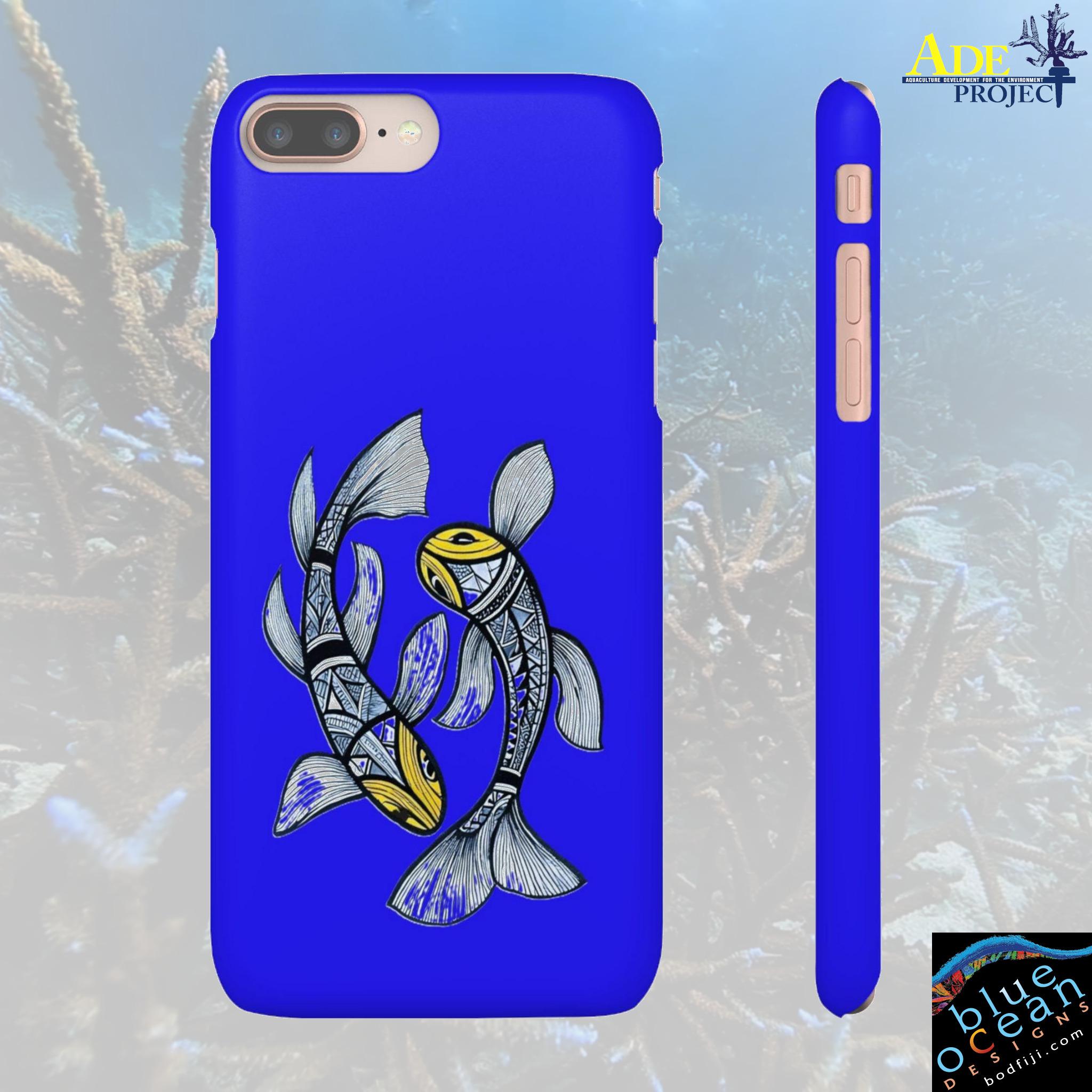 Koi Fun iPhone Snap Case - Walt Smith Fiji Ocean Art - Supports ADE Reef Restoration