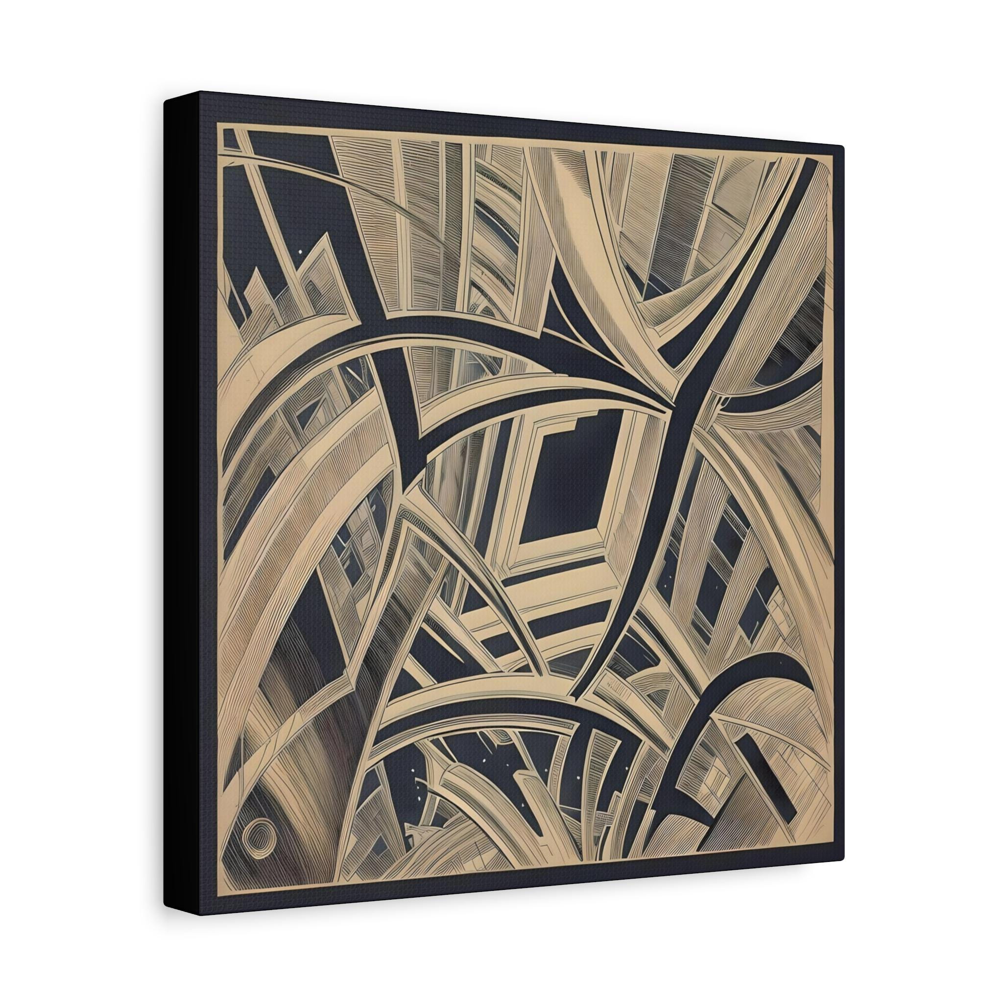 Bar Code Canvas Wall Art