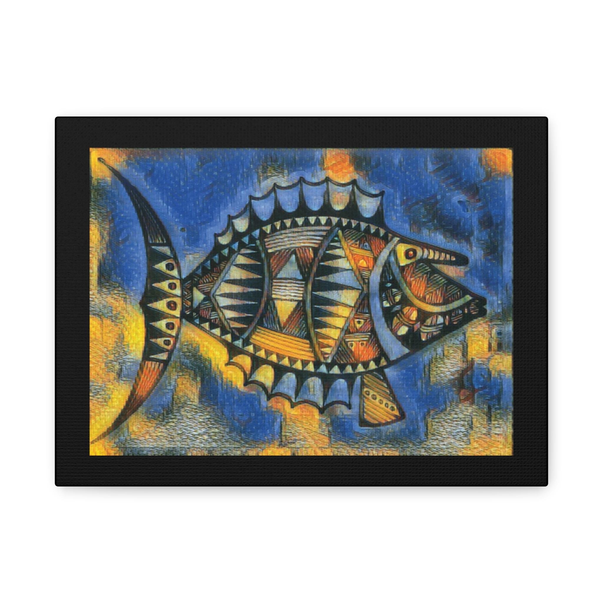 Unicorn Pico Canvas Wall Art